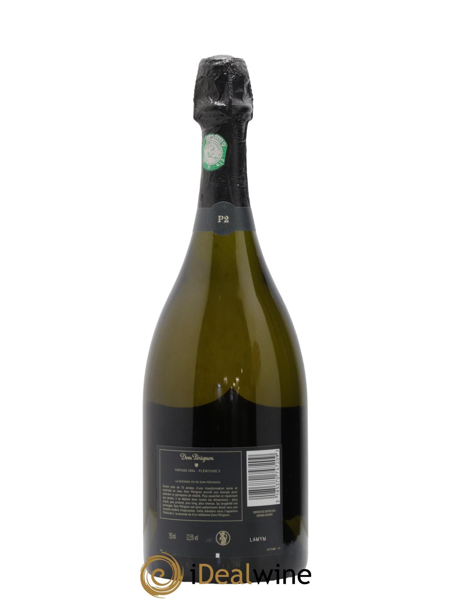 2eme Plénitude (P2) Dom Pérignon 2004 - Lot of 1 bottle - 2