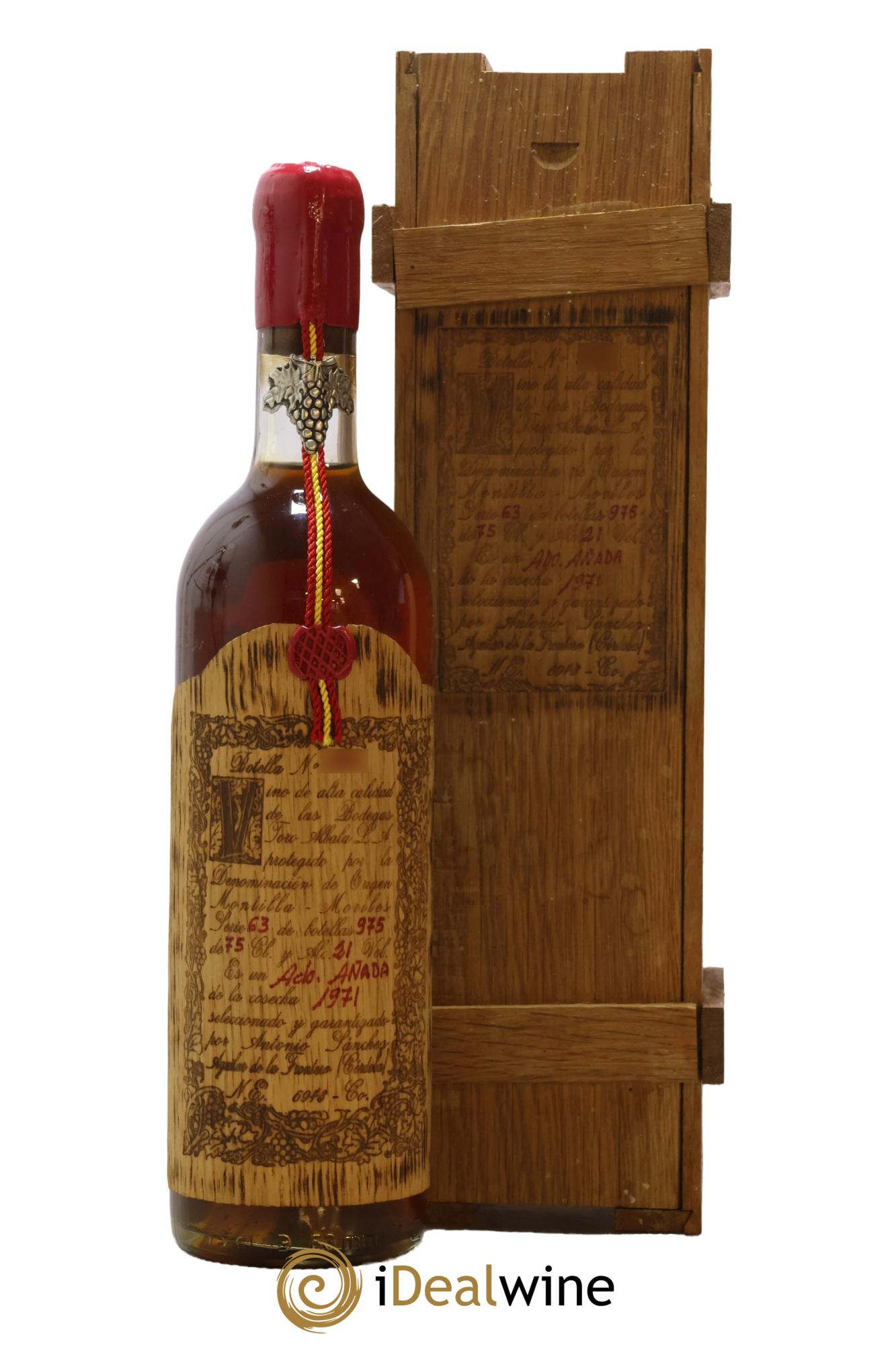Montilla Moriles Toro Albala 1971 - Posten von 1 Flasche - 0