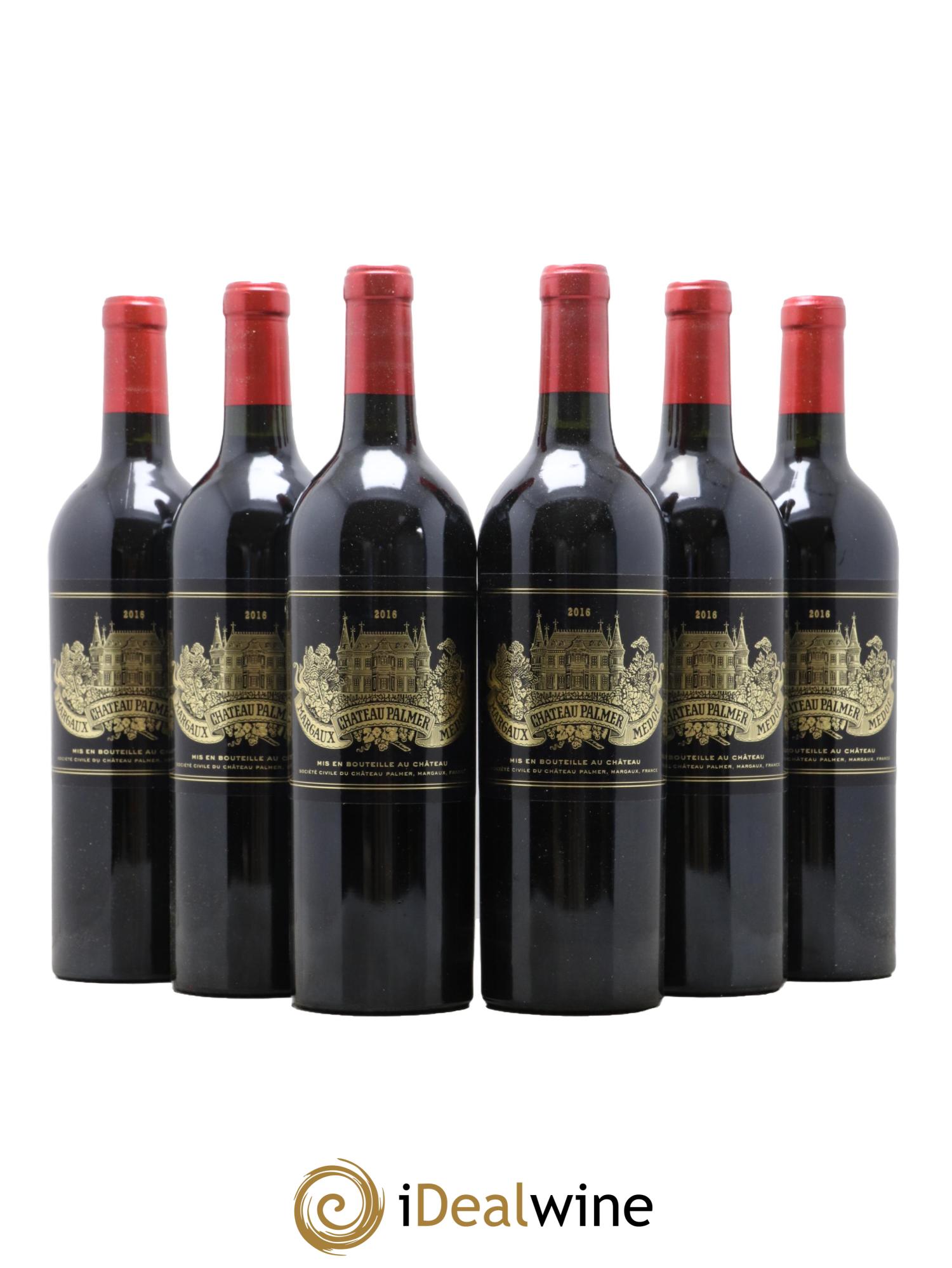 Château Palmer 3ème Grand Cru Classé 2016 - Lot de 6 bouteilles - 0
