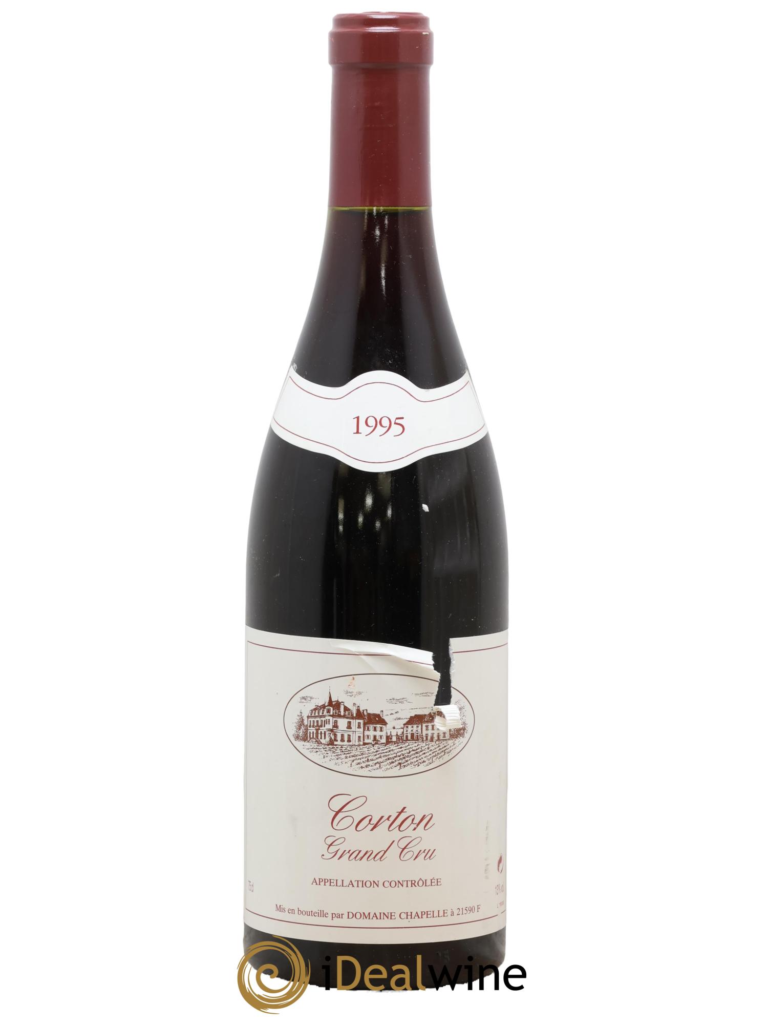 Corton Grand Cru Domaine Chapelle 1995 - Lot de 1 bouteille - 0