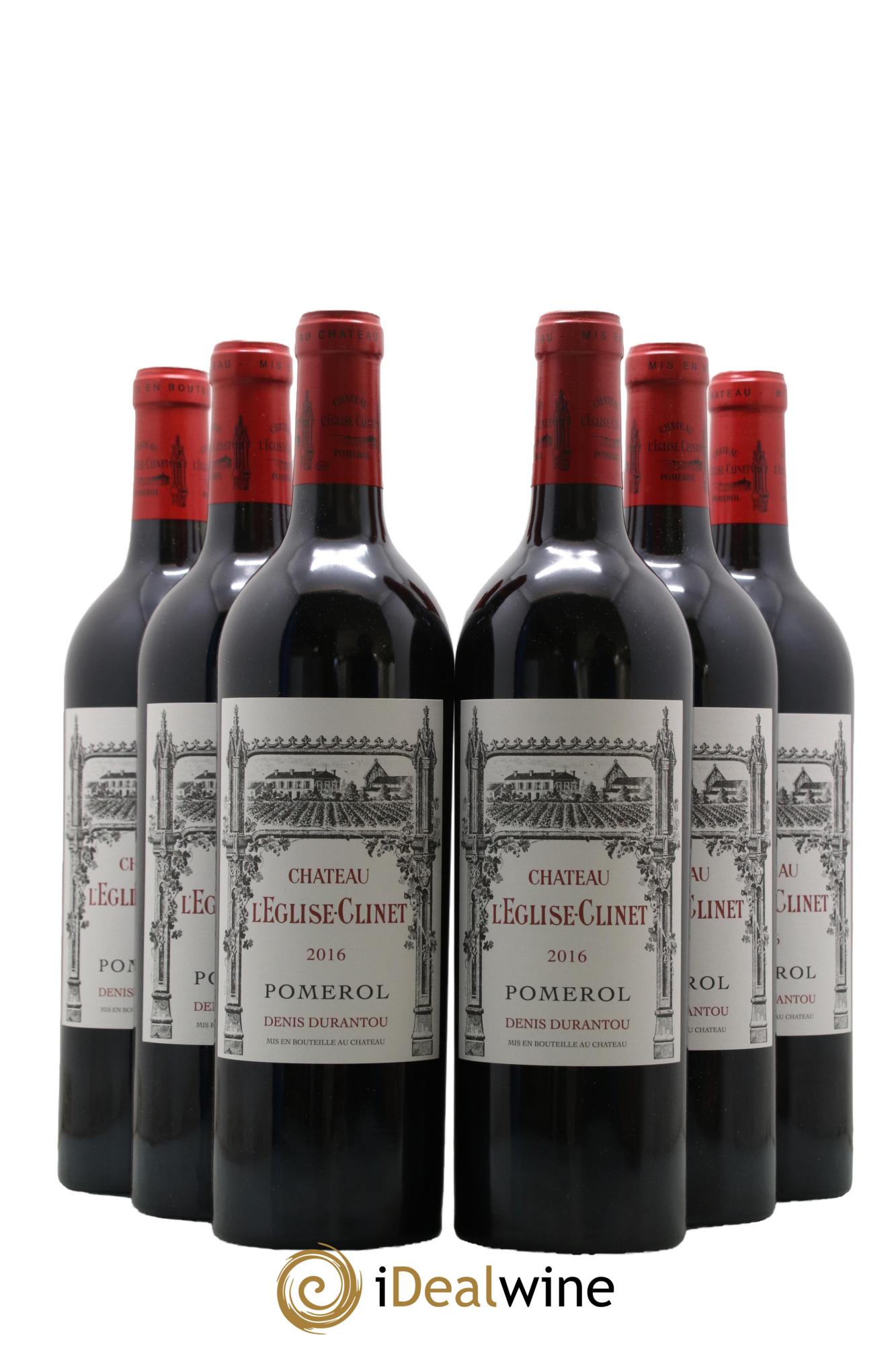 Château l' Église Clinet 2016 - Lot de 6 bouteilles - 0