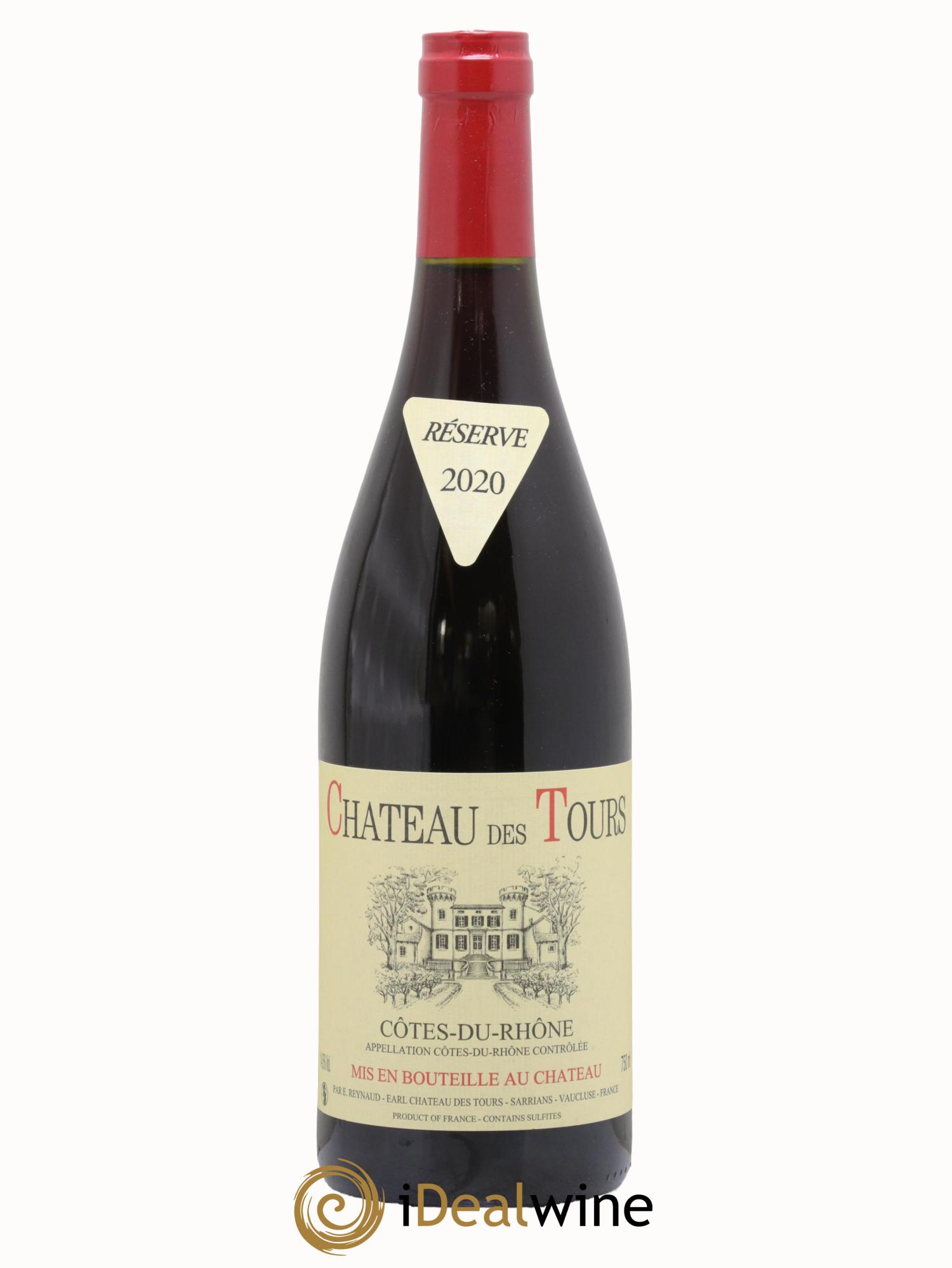 Côtes-du-Rhône Château des Tours Emmanuel Reynaud 2020 - Lot de 1 bouteille - 0