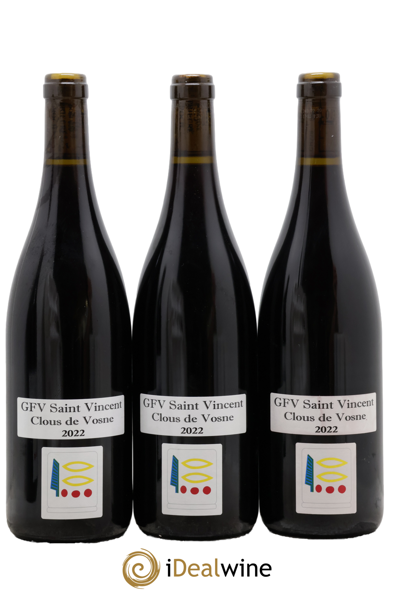 Vosne-Romanée GFV Saint Vincent Les Clous De Vosne Prieuré Roch 2022 - Posten von 3 Flaschen - 0
