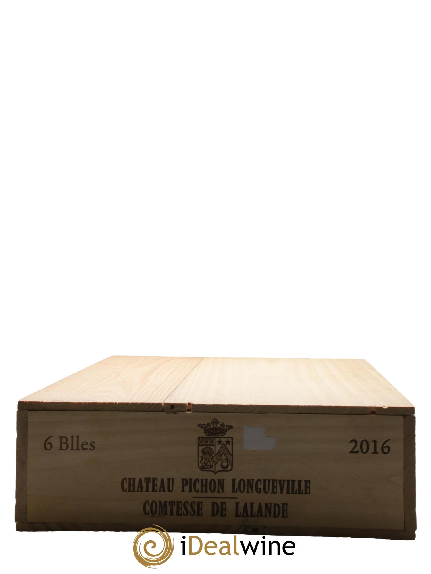 Château Pichon Longueville Comtesse de Lalande 2ème Grand Cru Classé 2016 - Lotto di 6 bottiglie - 5
