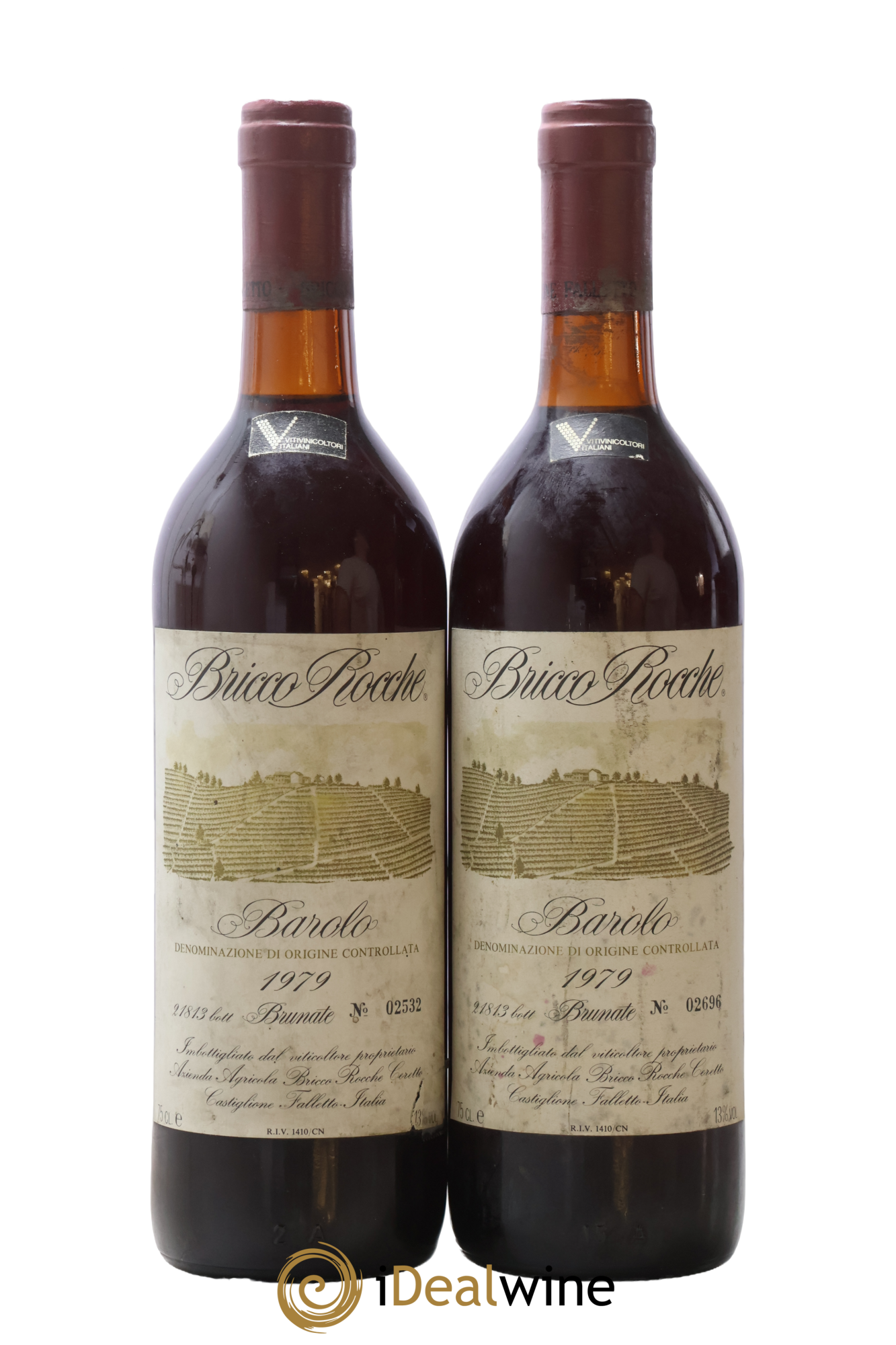 Barolo DOCG Brunate Bricco Rocche Ceretto Zonchetta Ceretto Alba 1979 - Lot of 2 bottles - 0