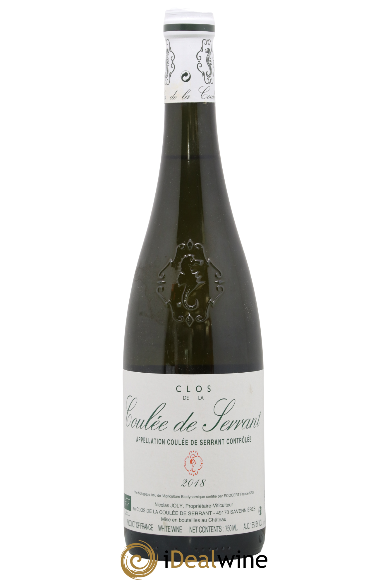 Savennières Clos de la Coulée de Serrant Vignobles de la Coulée de Serrant - Nicolas Joly 2018 - Lotto di 1 bottiglia - 0