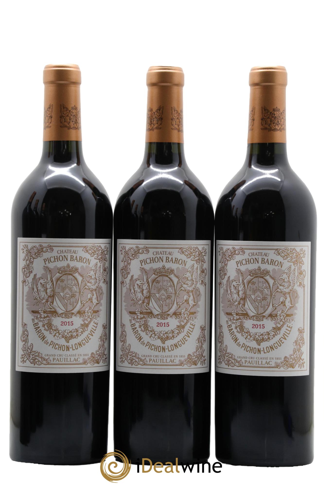 Pichon Longueville Baron 2ème Grand Cru Classé 2015 - Lot de 6 bouteilles - 1