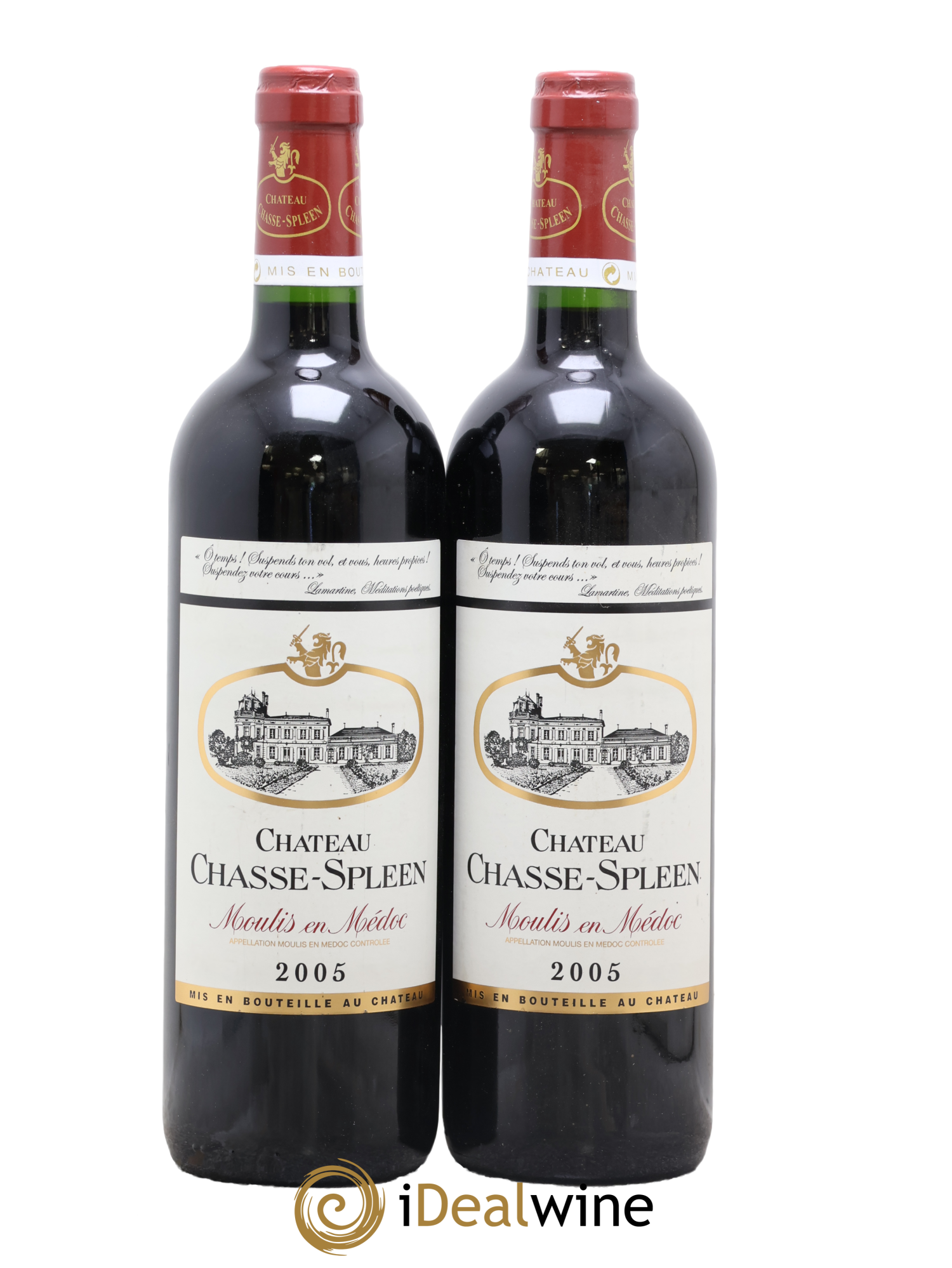Château Chasse Spleen 2005 - Posten von 2 Flaschen - 0