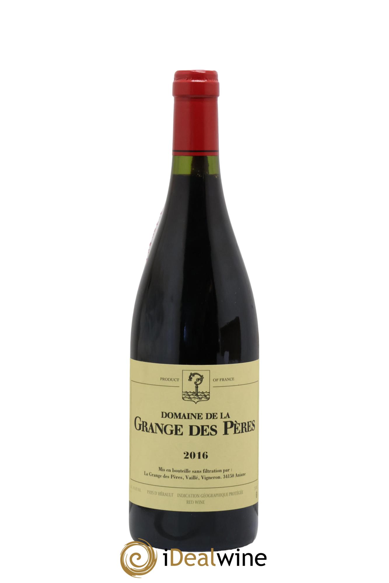 IGP Pays d'Hérault Grange des Pères Laurent Vaillé 2016 - Lot de 1 bouteille - 0