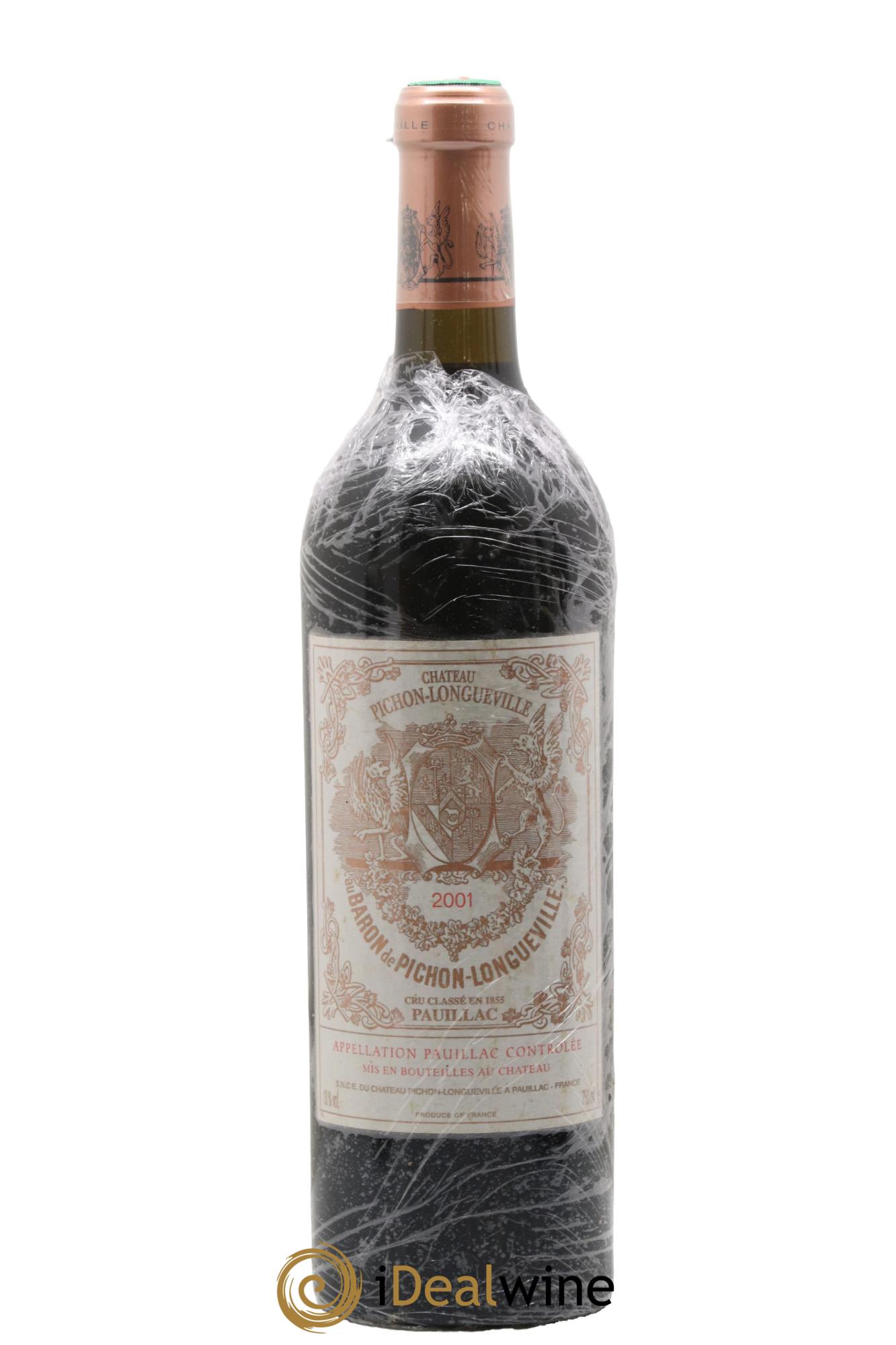 Pichon Longueville Baron 2ème Grand Cru Classé 2001 - Lot of 1 bottle - 0