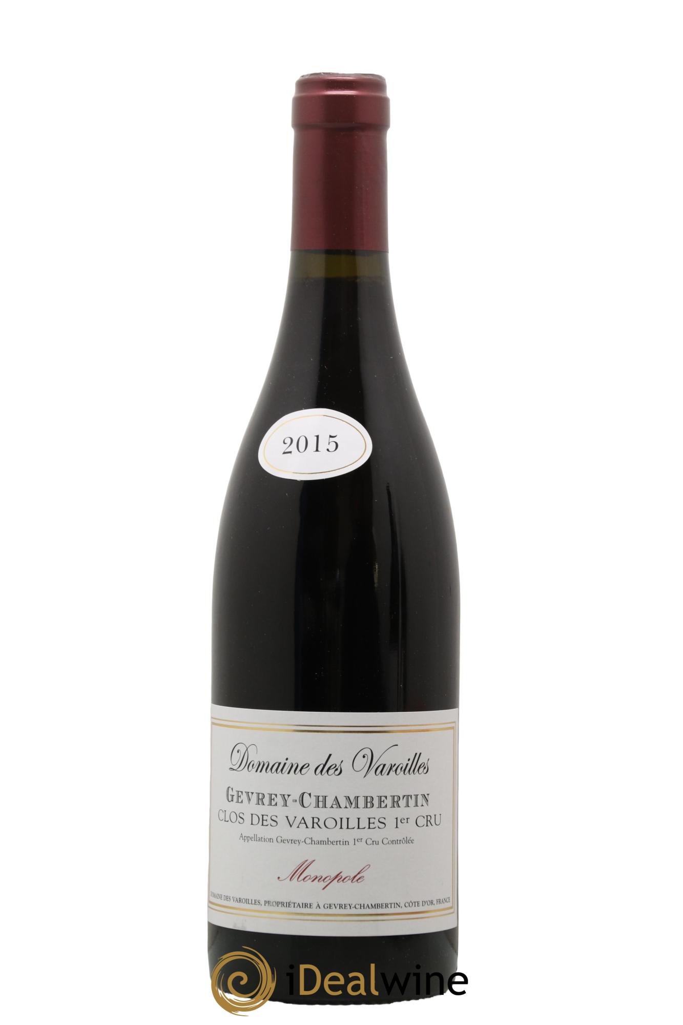 Gevrey-Chambertin 1er Cru Clos des Varoilles Monopole Varoilles (Domaine des) 2015 - Lot de 1 bouteille - 0