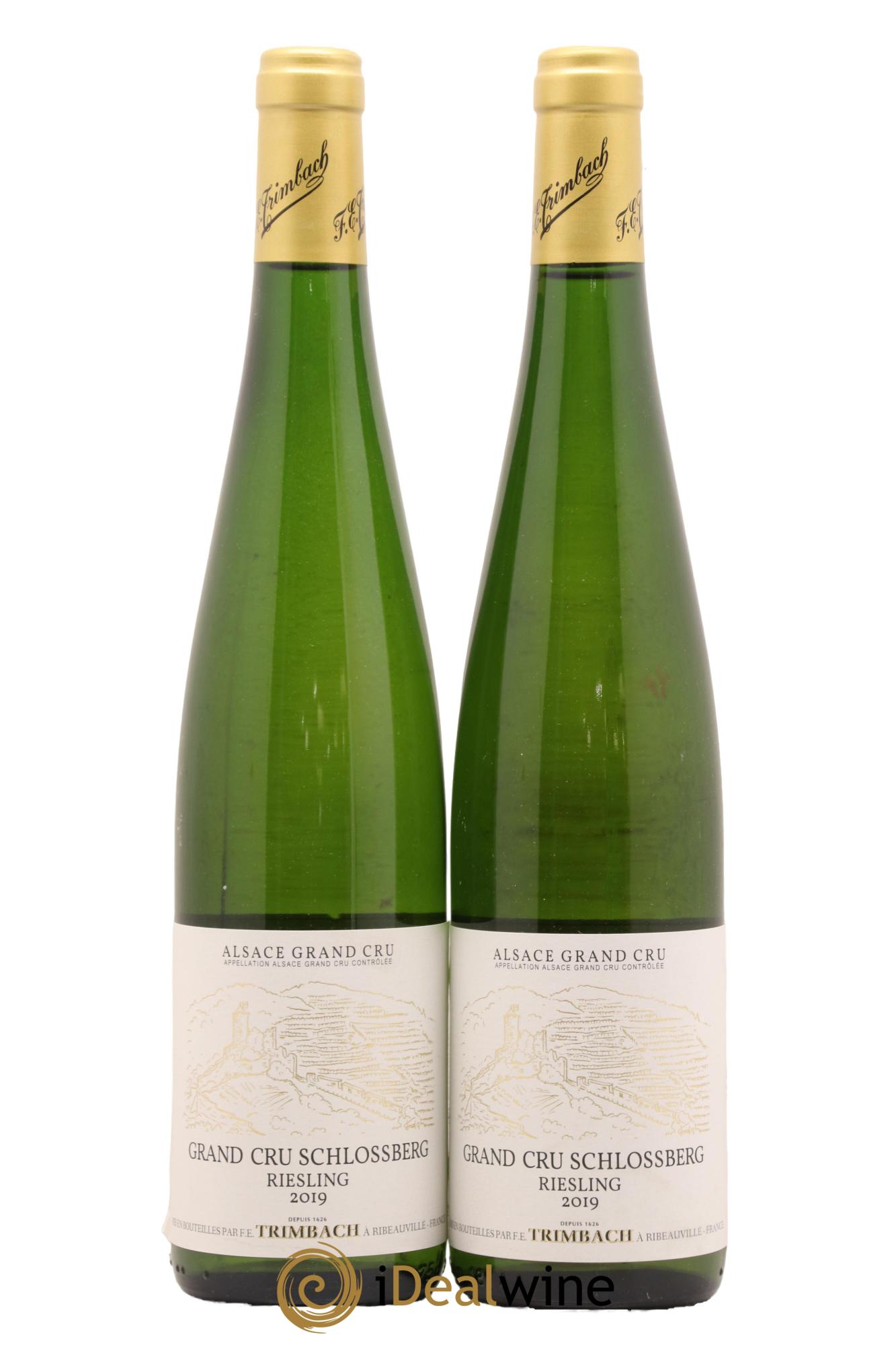 Alsace Riesling Grand Cru Schlossberg Trimbach (Domaine) 2019 - Lot de 2 bouteilles - 0