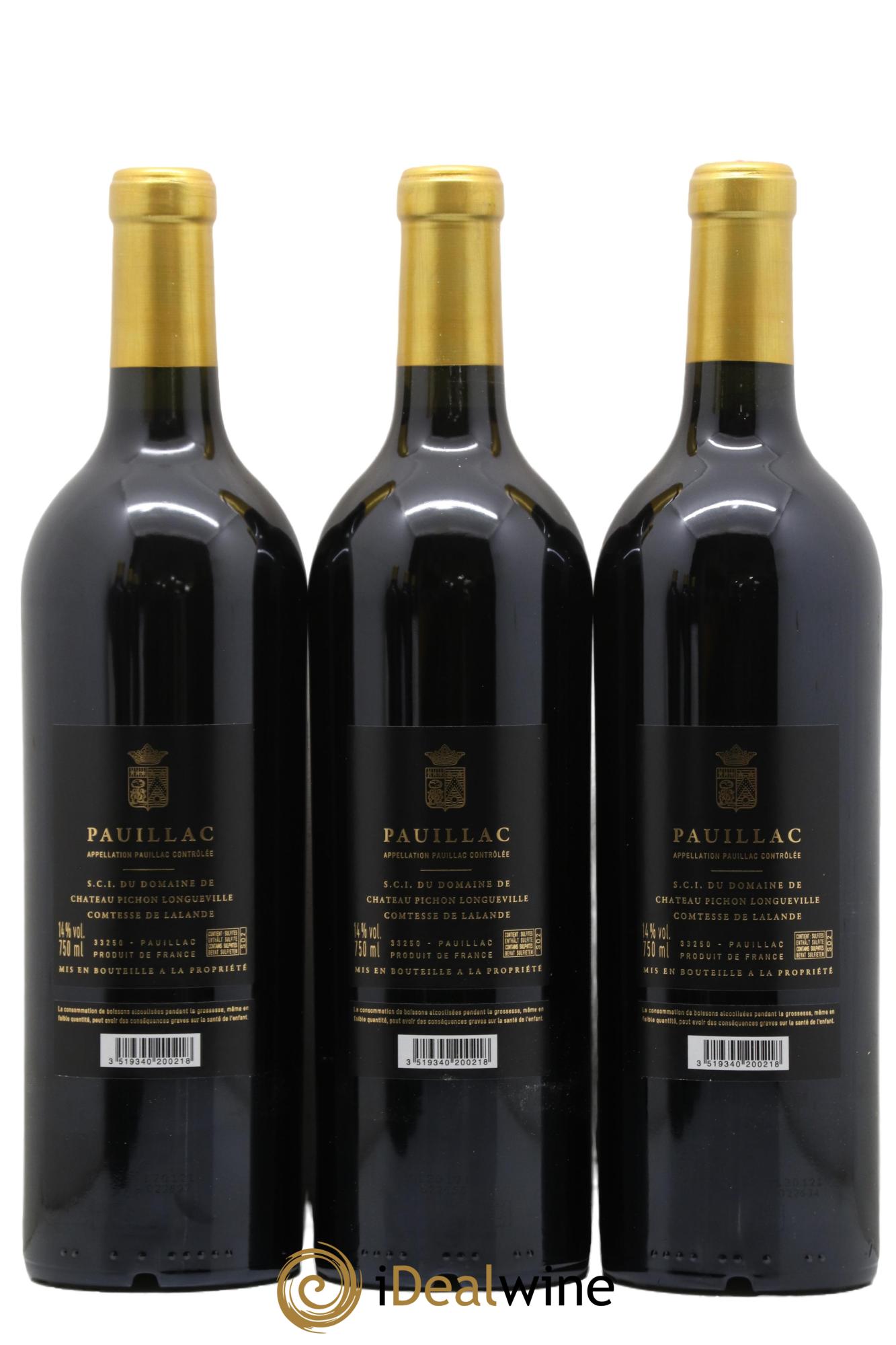 Château Pichon Longueville Comtesse de Lalande 2ème Grand Cru Classé 2020 - Lotto di 6 bottiglie - 2