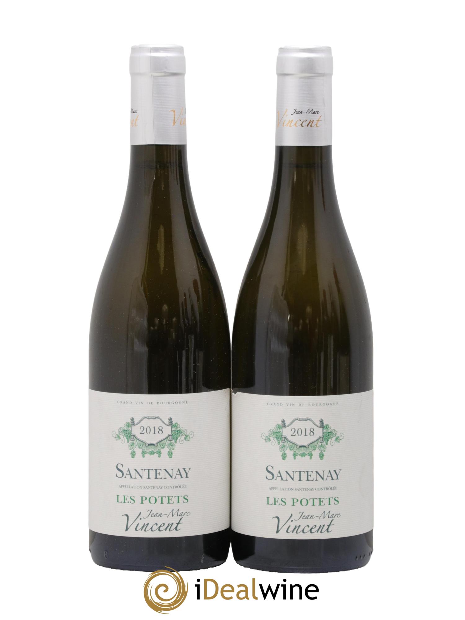 Santenay Les Potets Jean-Marc Vincent (Domaine) 2018 - Lot de 2 bouteilles - 0