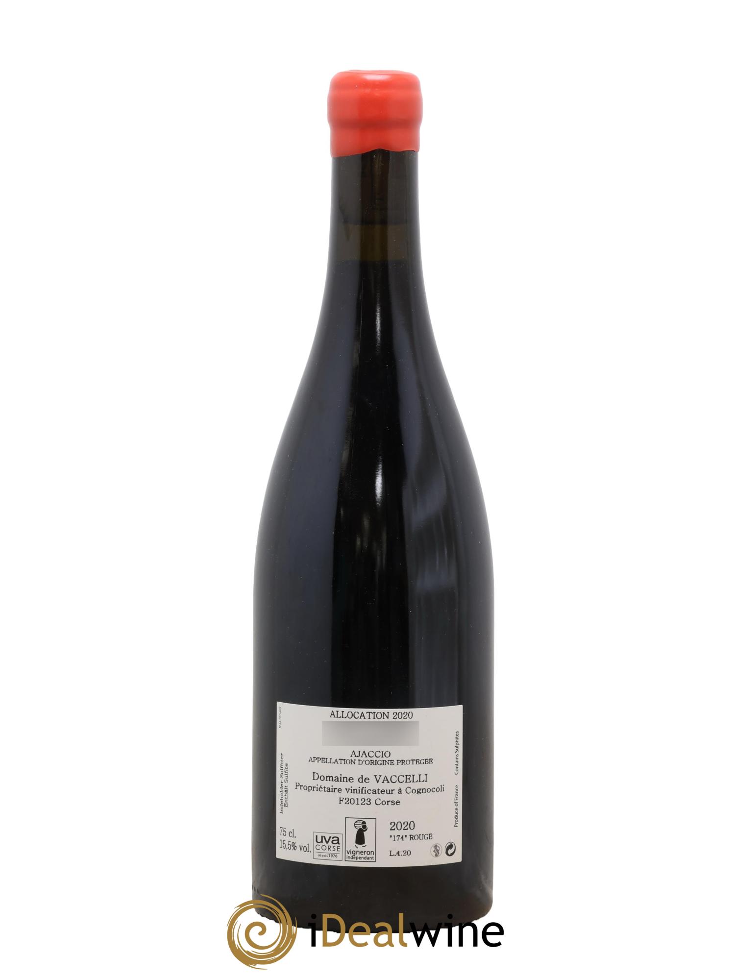 Ajaccio Granit 174 Vaccelli 2017 - Lot de 1 bouteille - 1