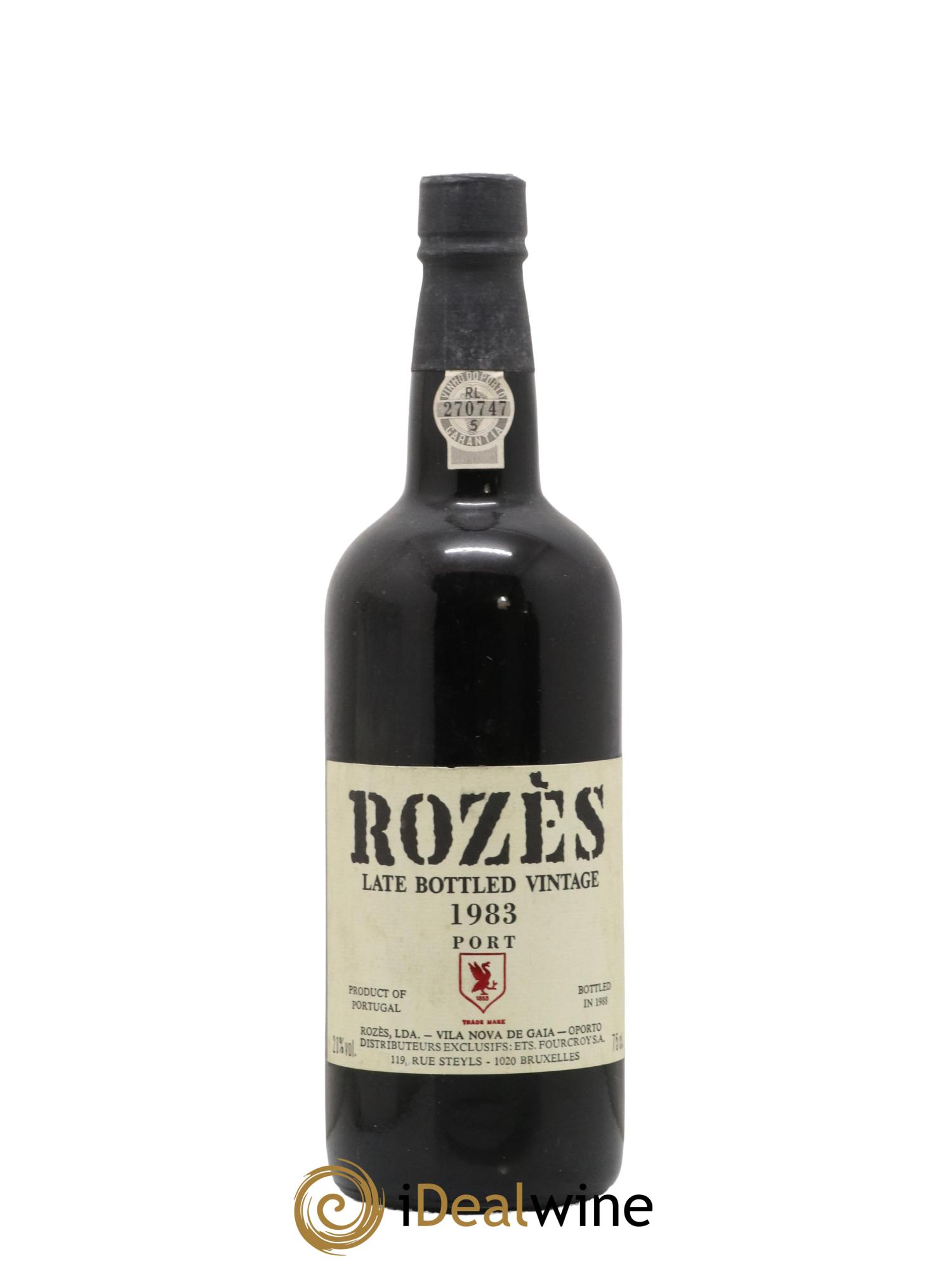 Porto LBV Rozes 1983 - Lotto di 1 bottiglia - 0