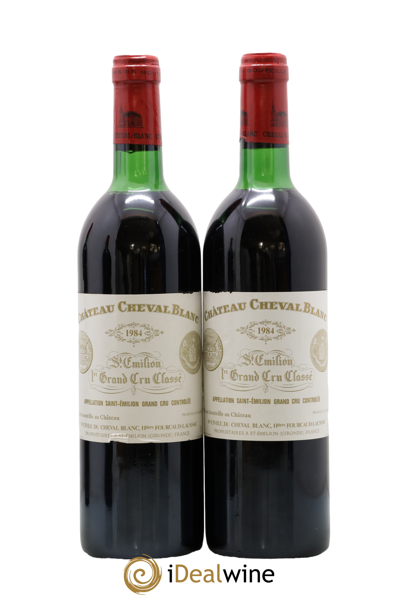 Château Cheval Blanc 1er Grand Cru Classé A 1984 - Lot de 2 bouteilles - 0