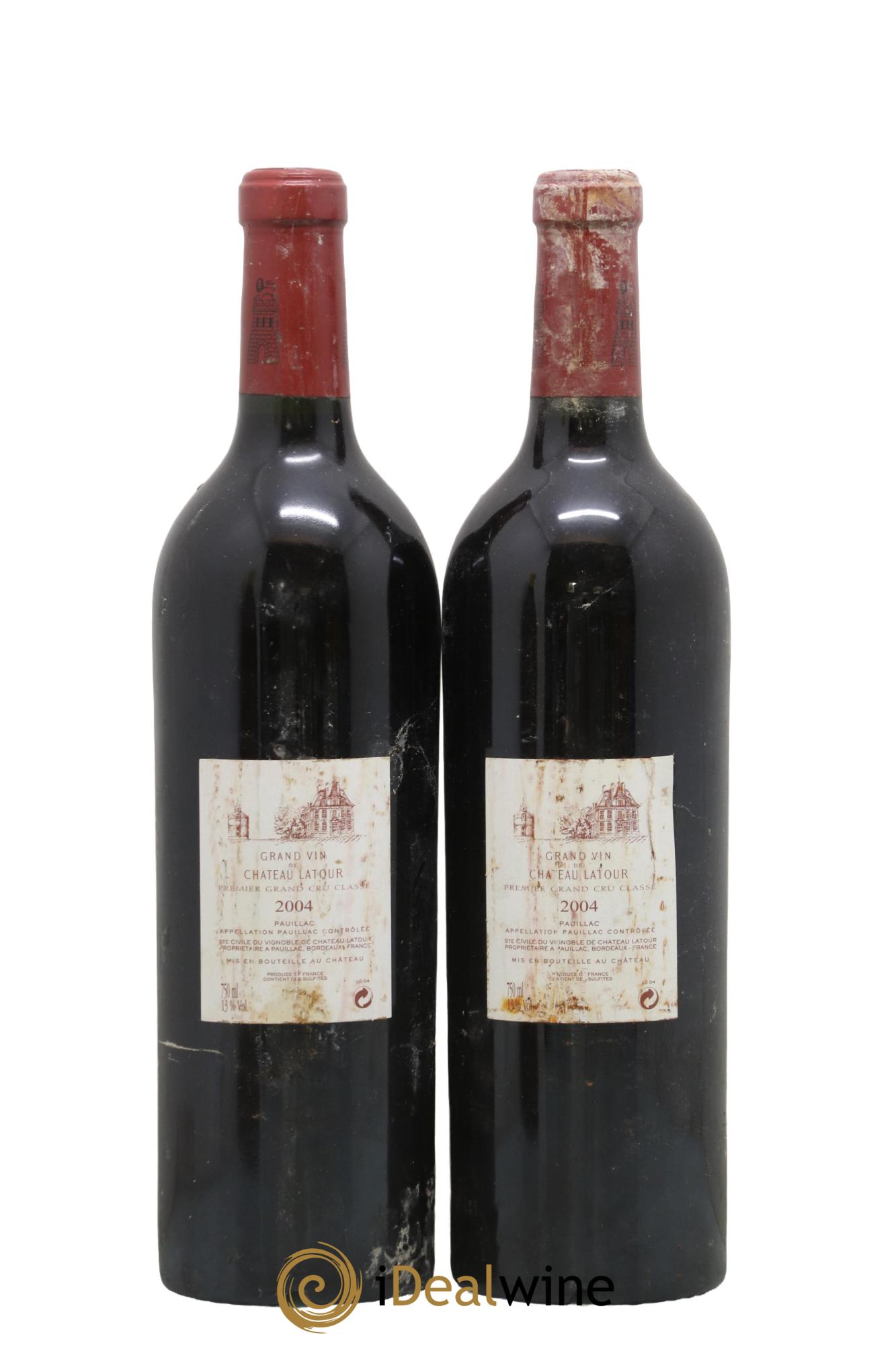 Château Latour 1er Grand Cru Classé 2004 - Lot of 2 bottles - 1