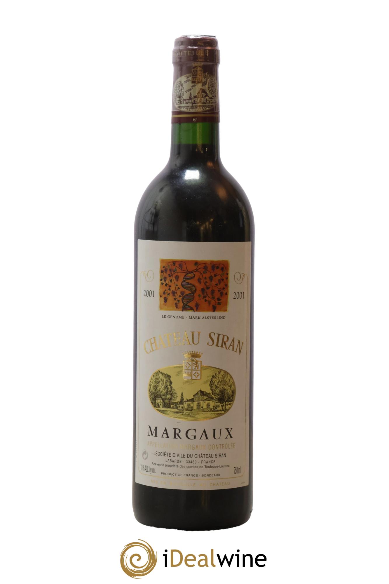 Château Siran 2001 - Lotto di 1 bottiglia - 0