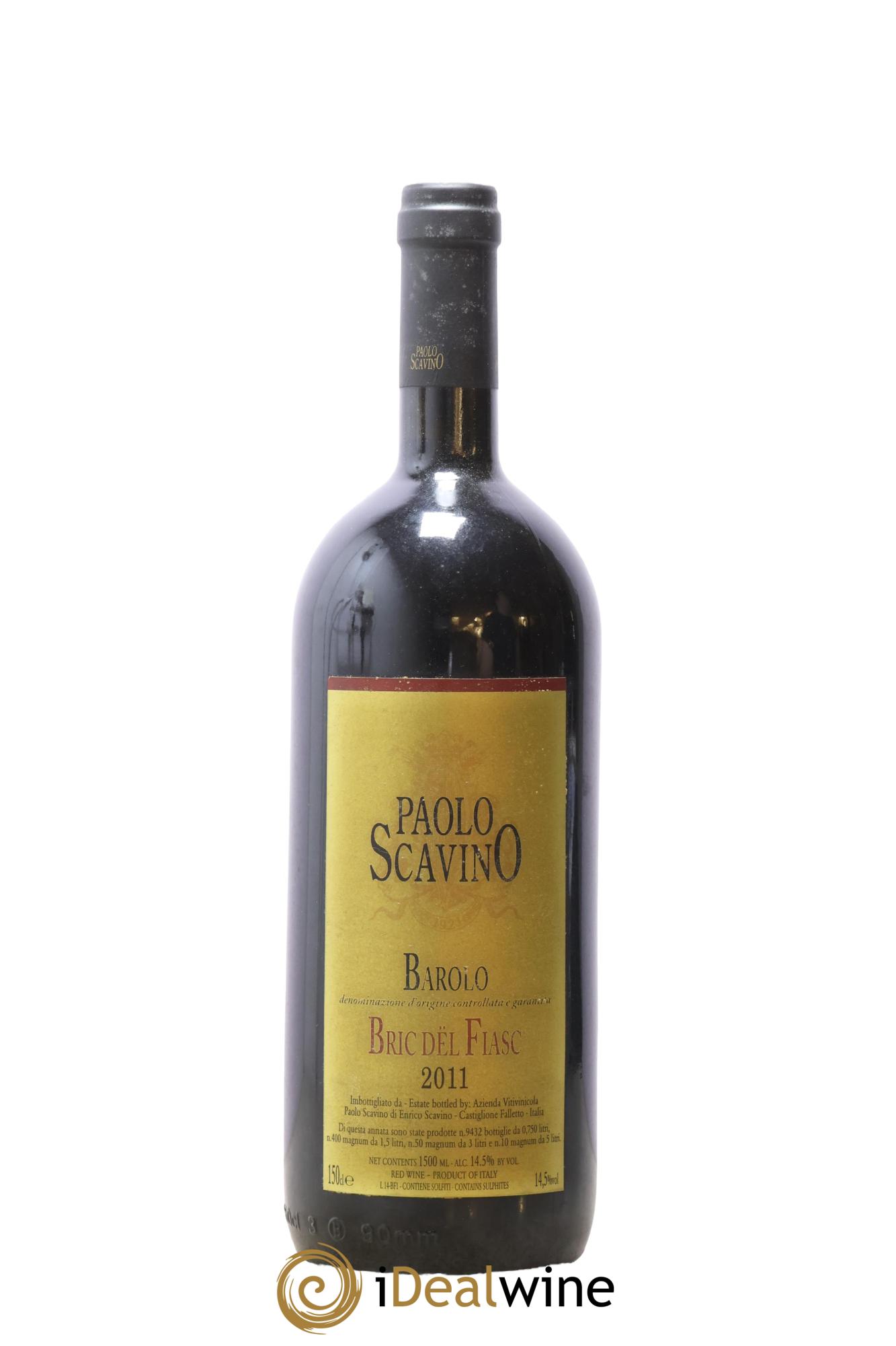 Barolo DOCG Bric del Fiasc Paolo Scavino 2011 - Lot de 1 magnum - 1