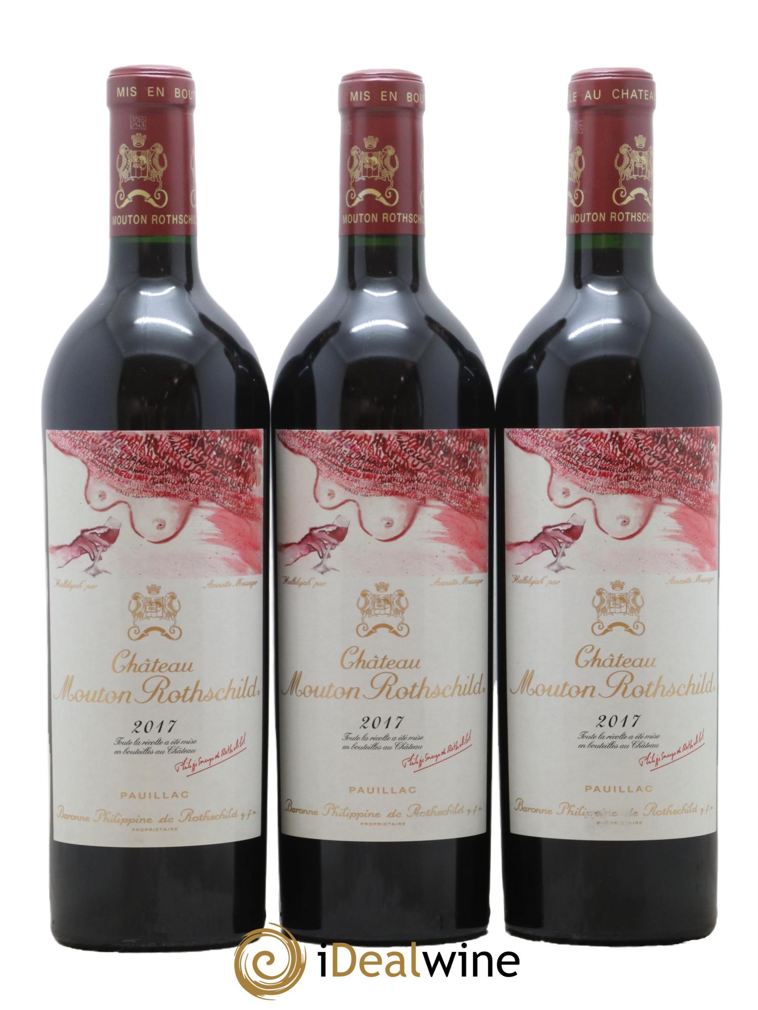 Château Mouton Rothschild 1er Grand Cru Classé  2017 - Lot of 6 bottles - 3