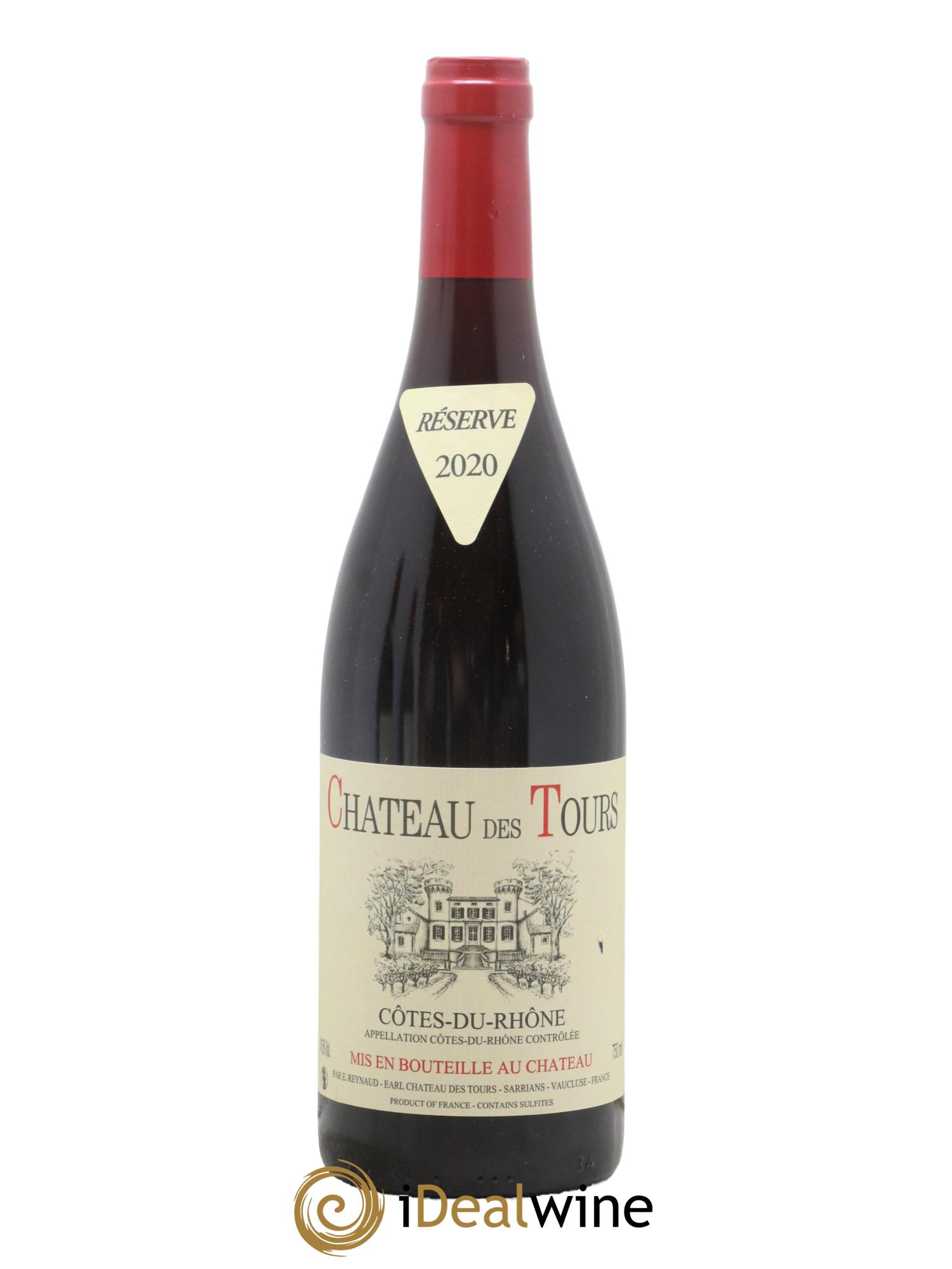 Côtes-du-Rhône Château des Tours Emmanuel Reynaud 2020 - Lot de 1 bouteille - 0
