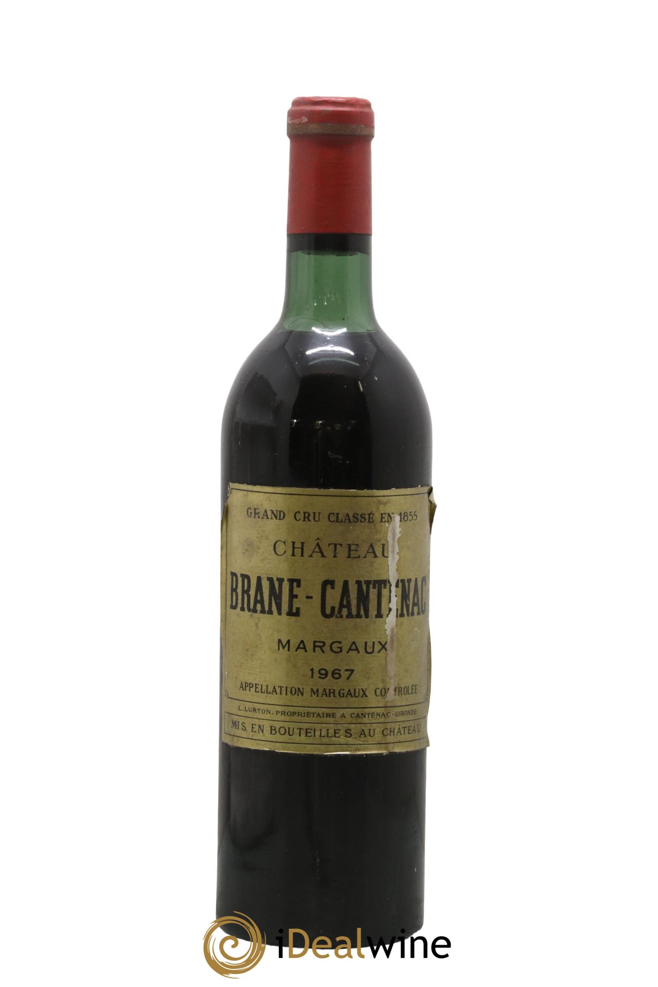 Château Brane Cantenac 2ème Grand Cru Classé 1967 - Lot of 1 bottle - 0