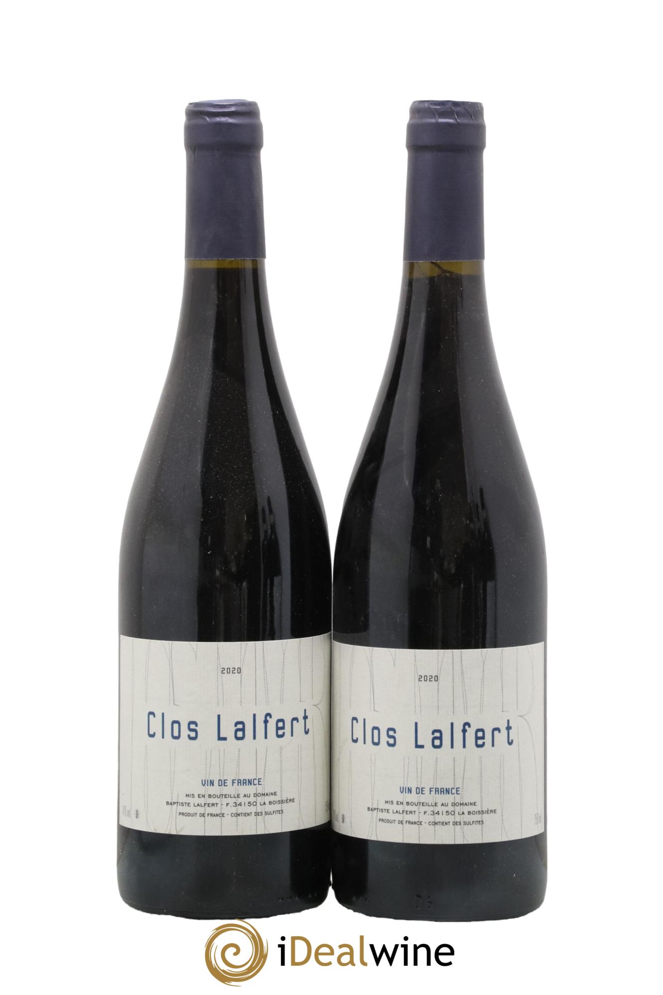 Vin de France Clos Lalfert - Baptiste Lalfert 2020 - Lot de 2 bouteilles - 0