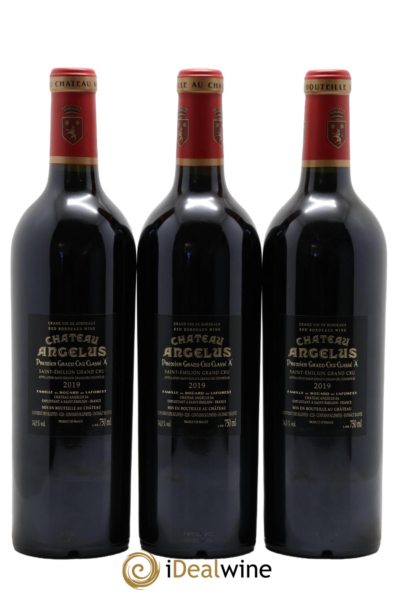 Château Angélus 1er Grand Cru Classé A 2019 - Lot de 6 bouteilles - 4