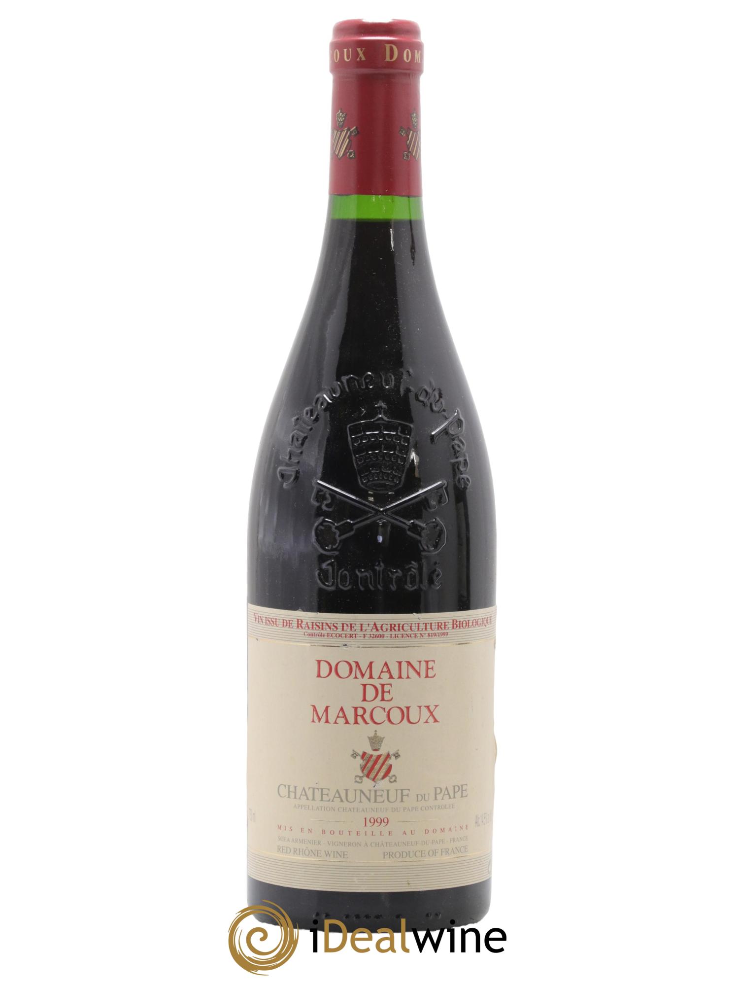 Châteauneuf-du-Pape Marcoux (Domaine de) 1999 - Lotto di 1 bottiglia - 0