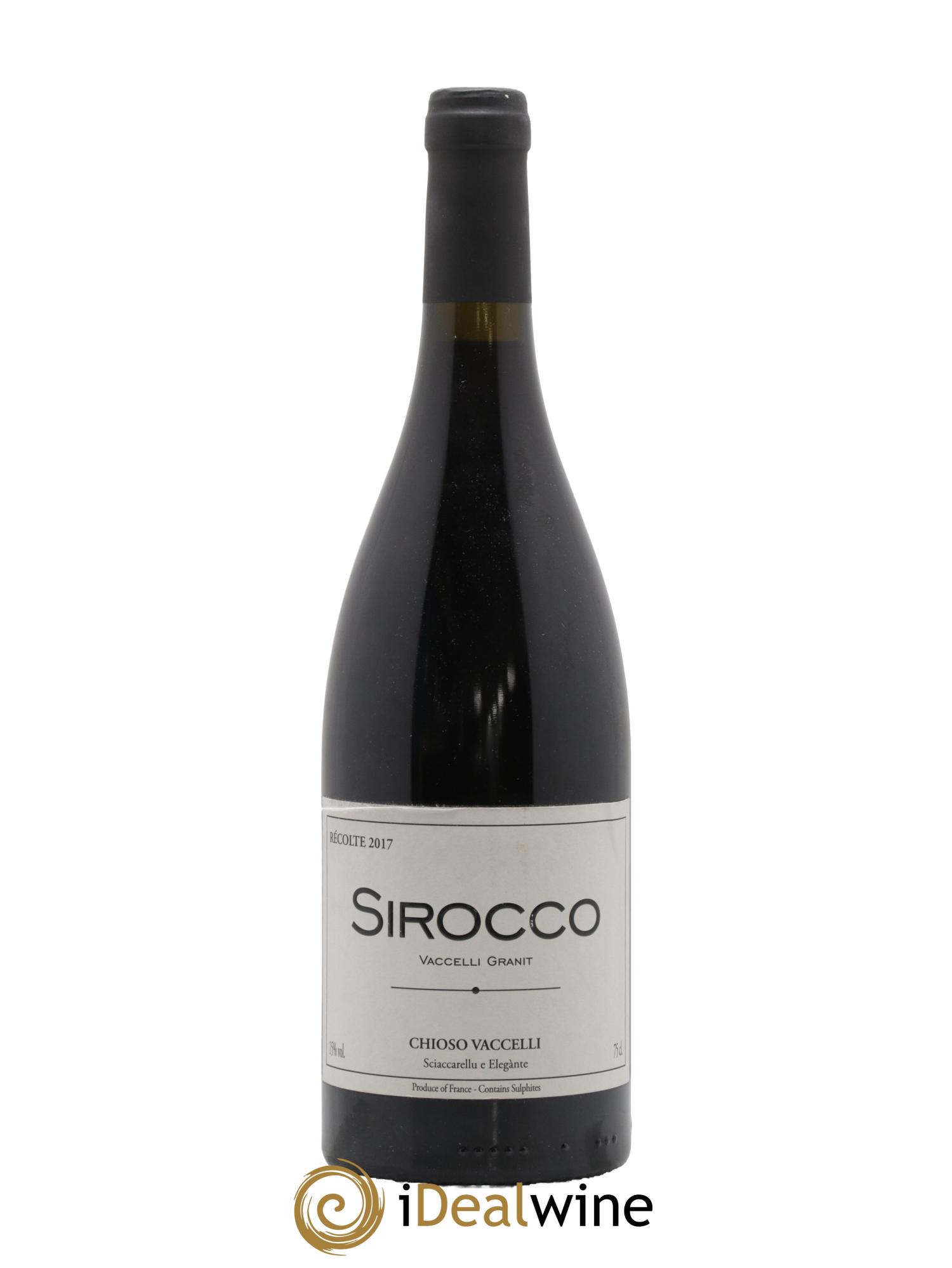 Ajaccio Sirocco Vaccelli 2017 - Lot de 1 bouteille - 0