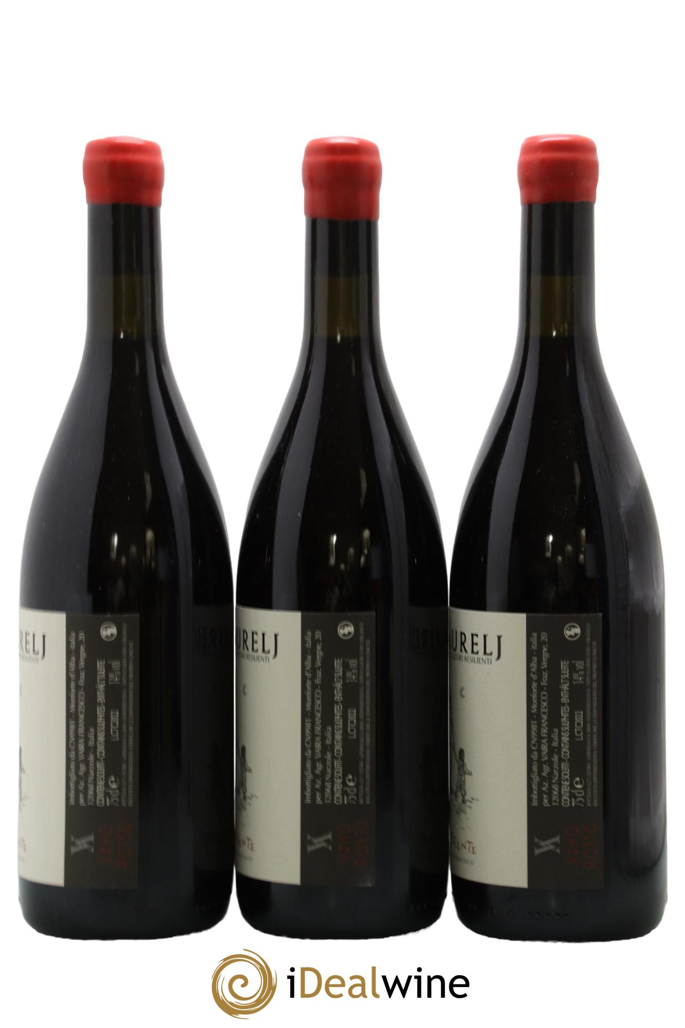 Italie Vino Rosso Controcorrente Vaira Aurelj 2022 - Lot of 3 bottles - 1