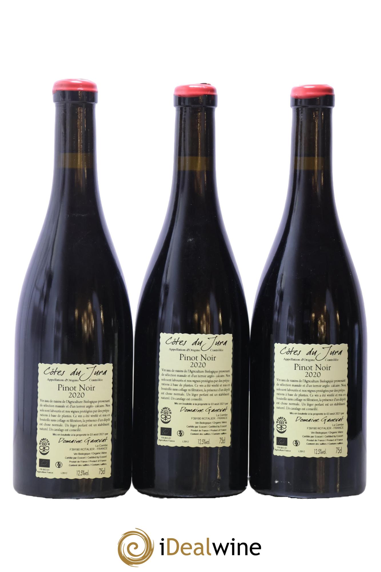 Côtes du Jura Cuvée Julien Jean-François Ganevat (Domaine) 2020 - Lotto di 3 bottiglie - 1