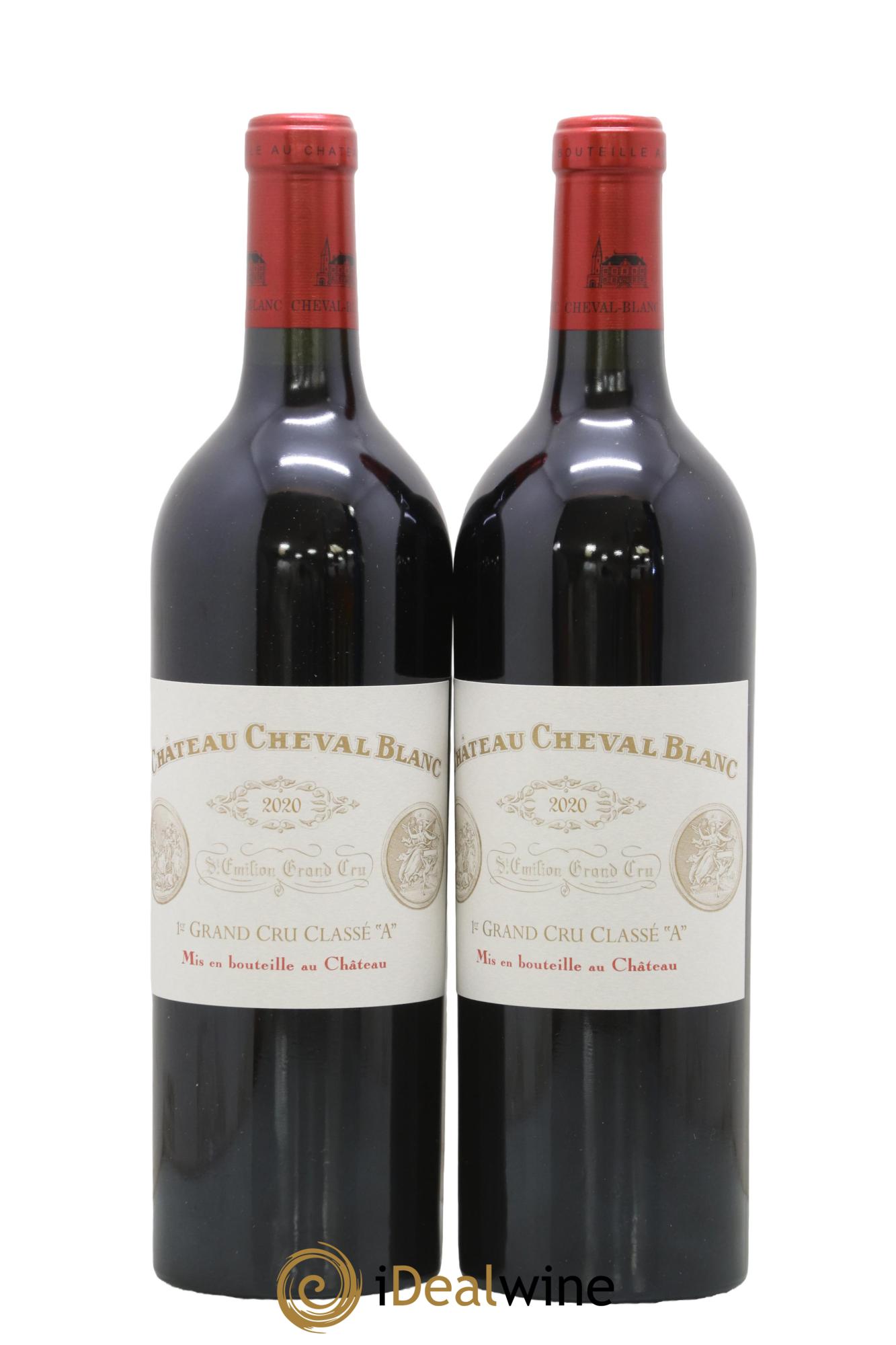 Château Cheval Blanc 1er Grand Cru Classé A 2020 - Lot de 2 bouteilles - 0
