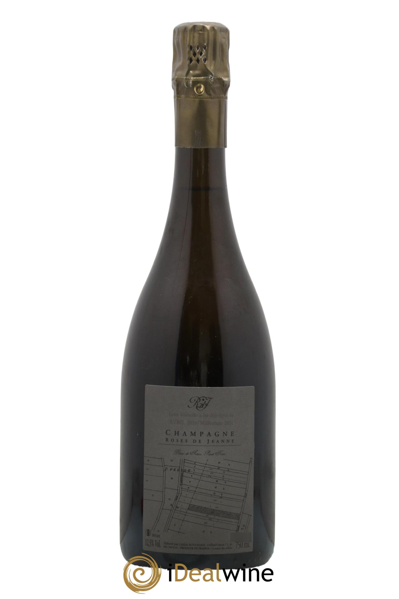 Roses de Jeanne Presle Blanc de Noirs Cédric Bouchard 2014 - Lot de 1 bouteille - 1