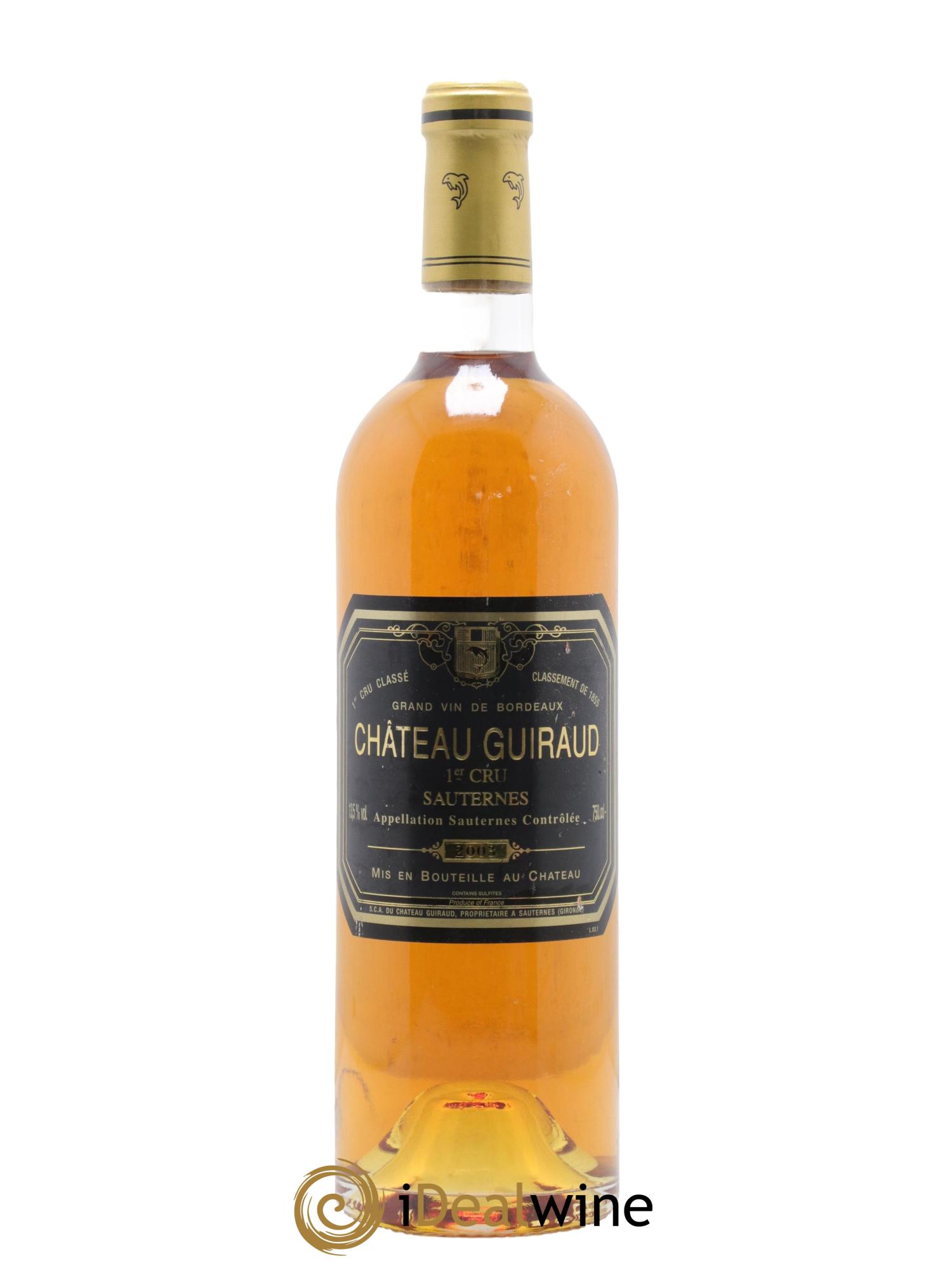 Château Guiraud 1er Grand Cru Classé 2003 - Lot de 1 bouteille - 0