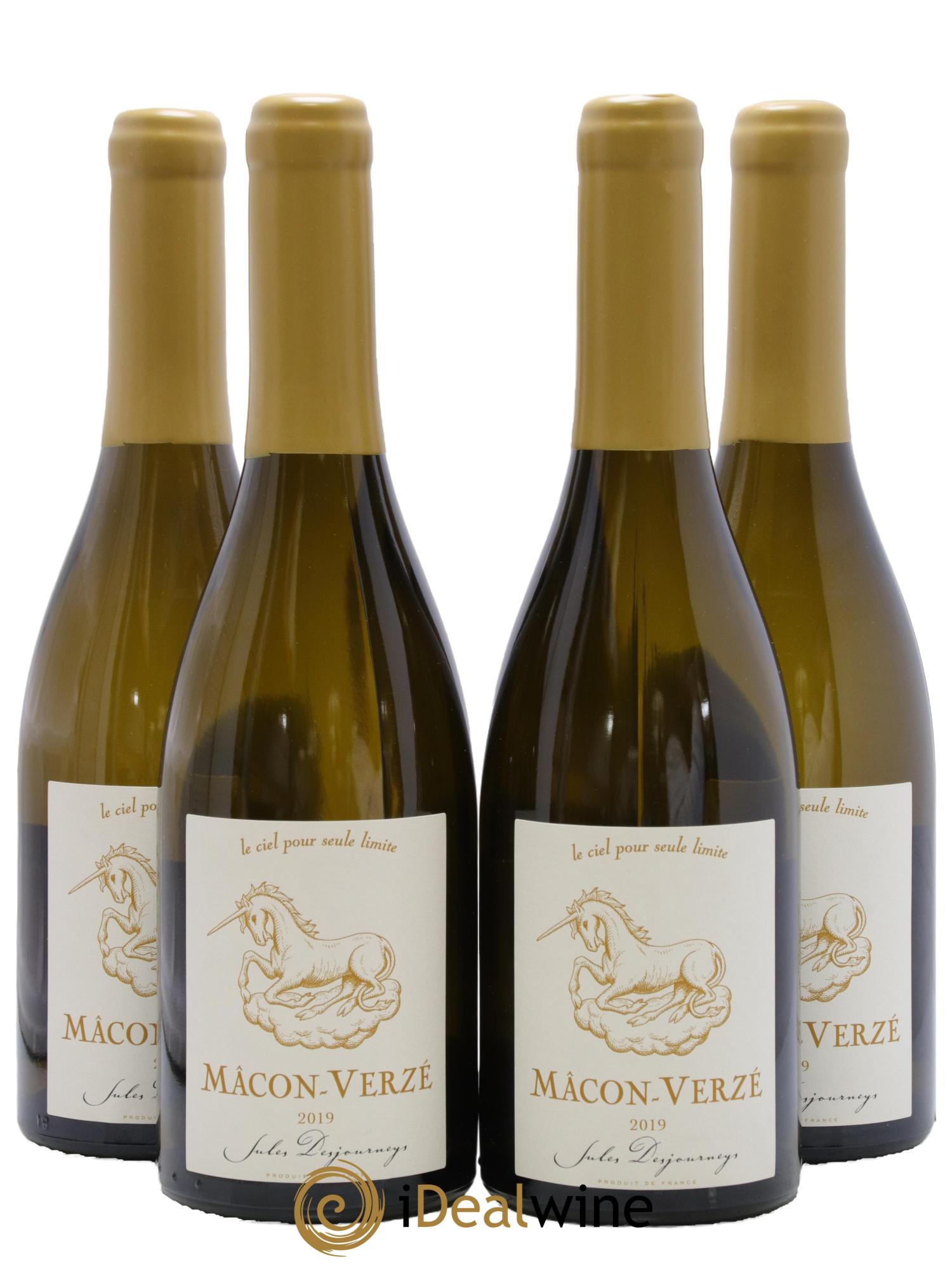 Mâcon-Verzé Jules Desjourneys 2019 - Lot de 4 bouteilles - 0