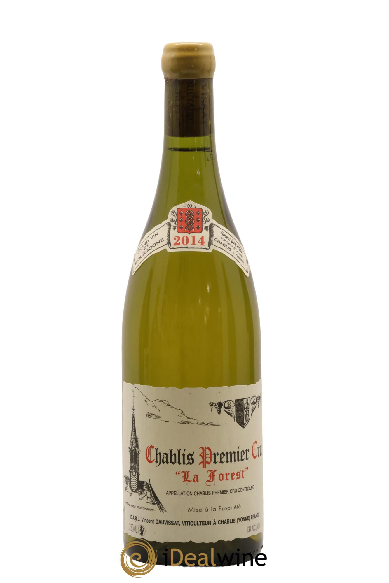 Chablis 1er Cru La Forest Vincent Dauvissat (Domaine) 2014 - Lot de 1 bouteille - 0