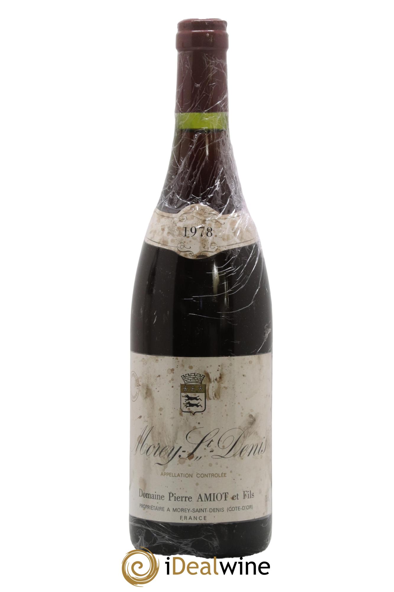 Morey-Saint-Denis Pierre Amiot Et Fils 1978 - Lot de 1 bouteille - 0