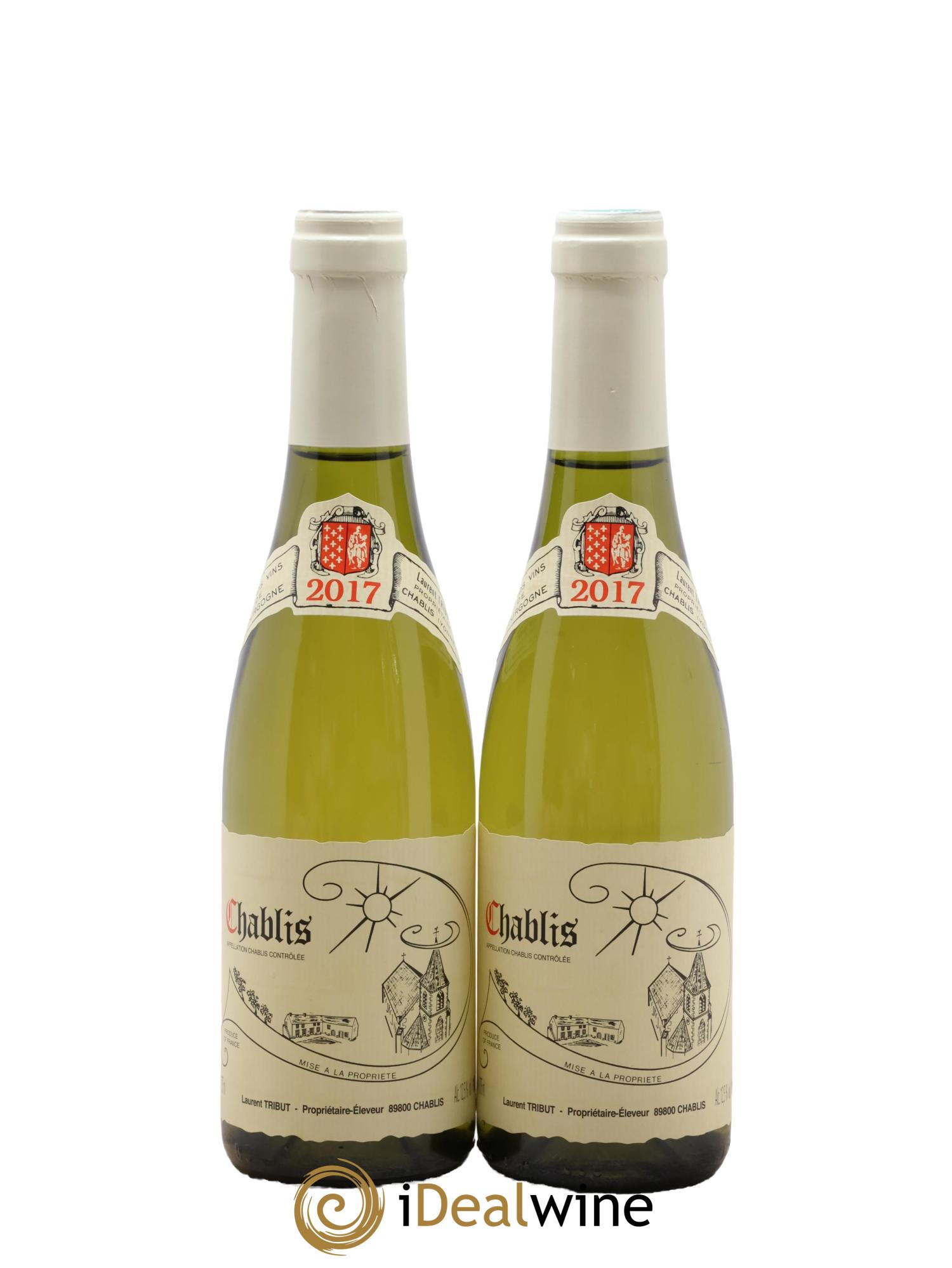 Chablis Laurent Tribut 2017 - Lotto di 2 mezze bottiglie - 0