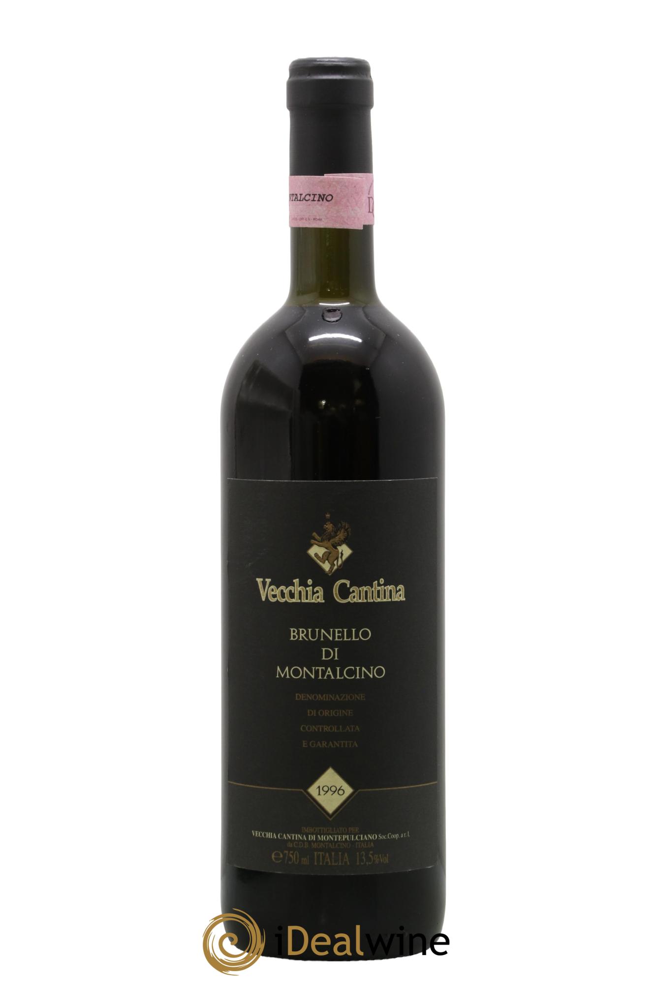 Brunello di Montalcino Vecchia Cantina Di Montepulciano 1996 - Posten von 1 Flasche - 0