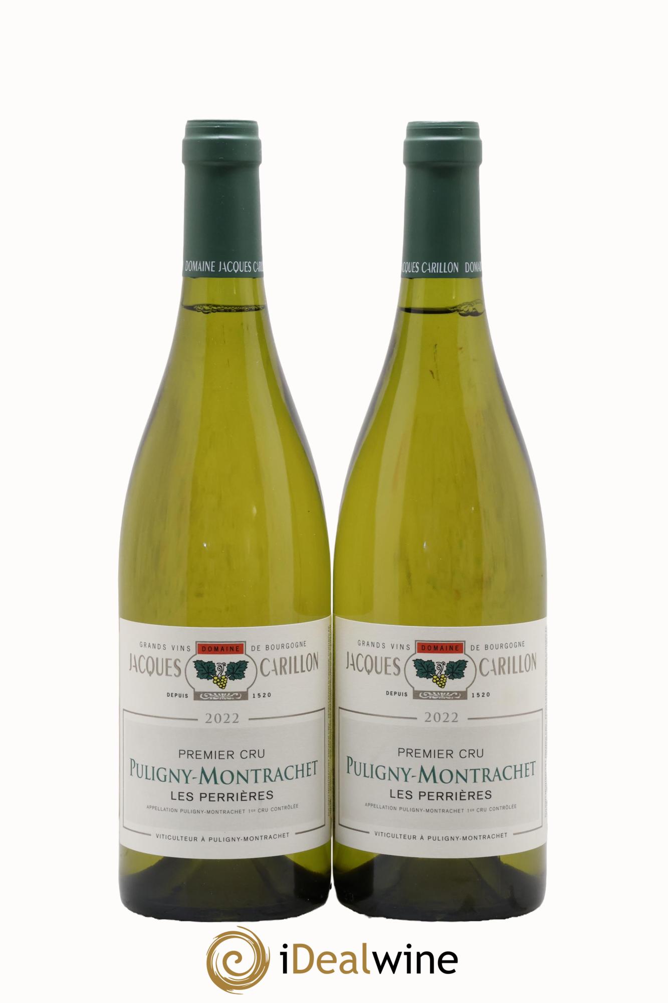 Puligny-Montrachet 1er Cru Les Perrières Louis Carillon & Fils 2022 - Lot de 2 bouteilles - 0