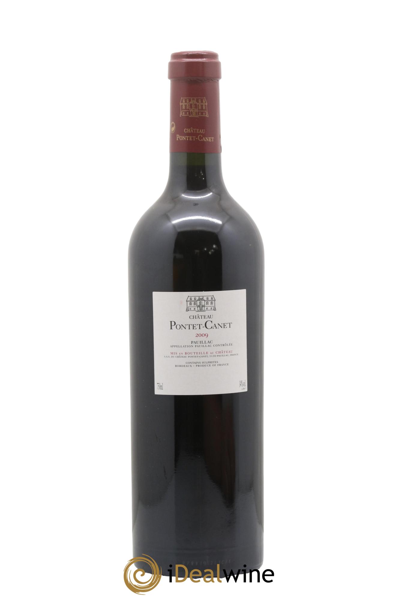 Château Pontet Canet 5ème Grand Cru Classé  2009 - Lot de 1 bouteille - 1