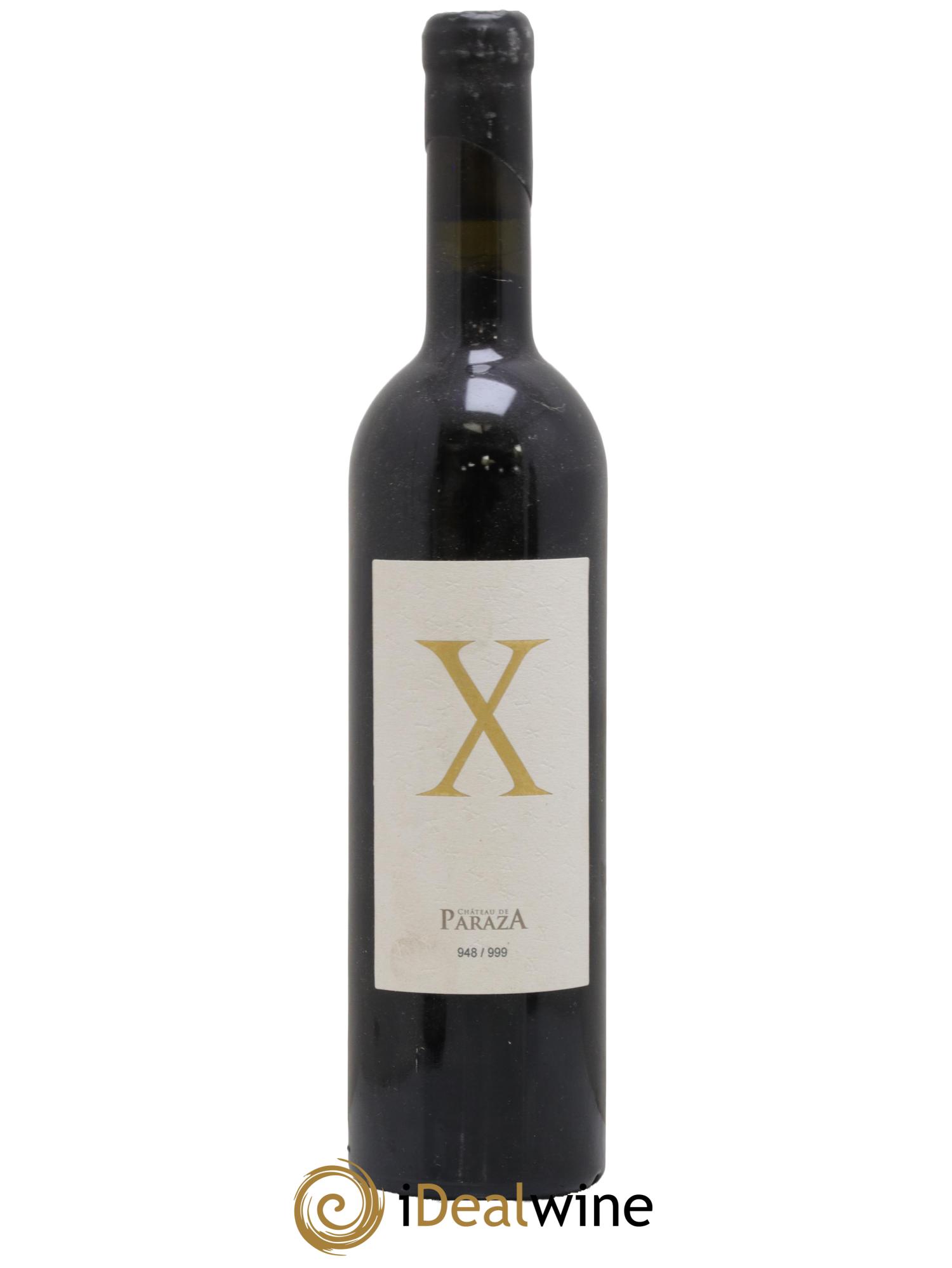 Minervois Cuvée X Château de Paraza 2016 - Lot of 1 bottle - 0