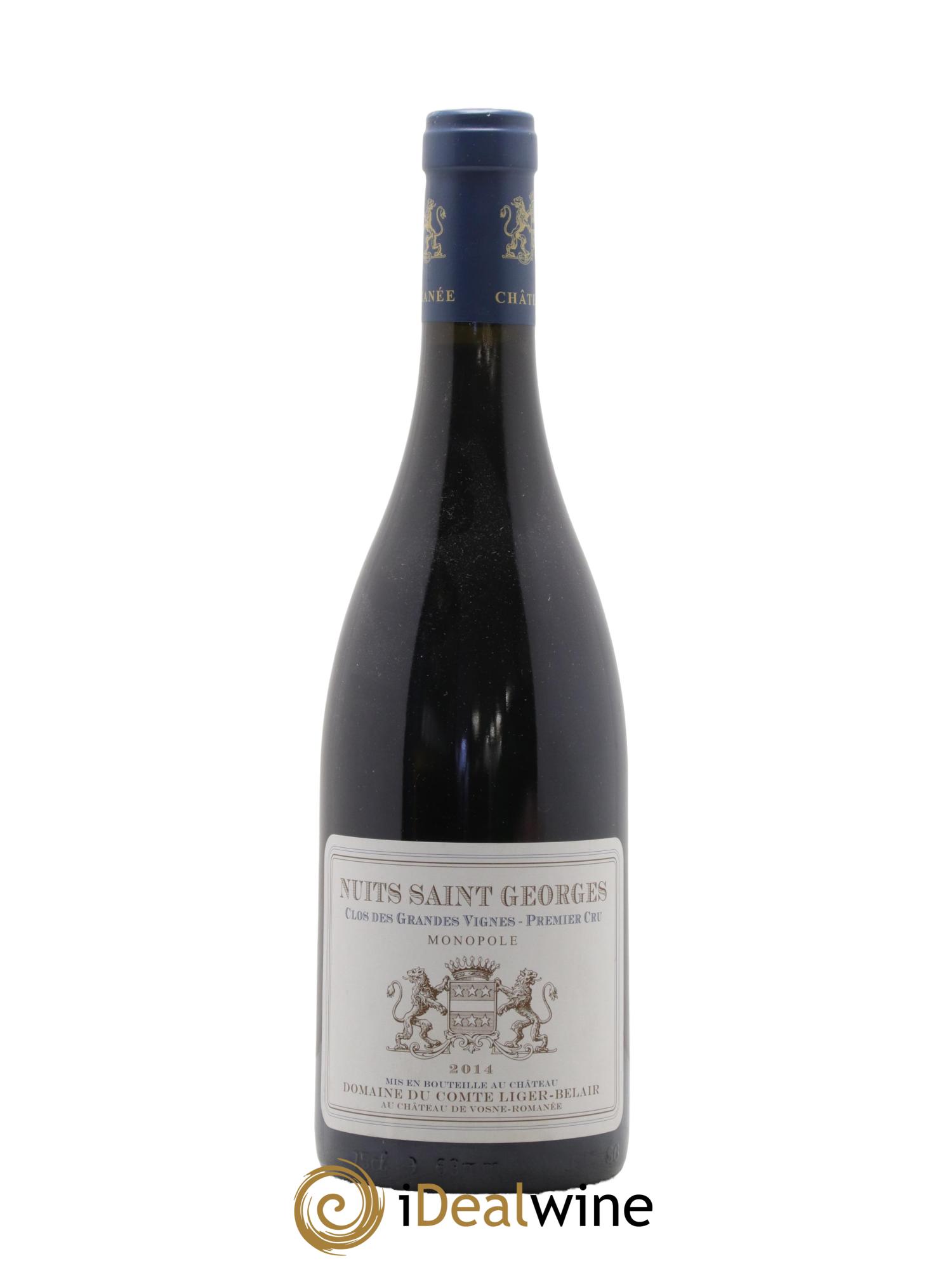Nuits-Saint-Georges 1er Cru Clos des Grandes Vignes Comte Liger-Belair (Domaine du) 2014 - Lot de 1 bouteille - 0