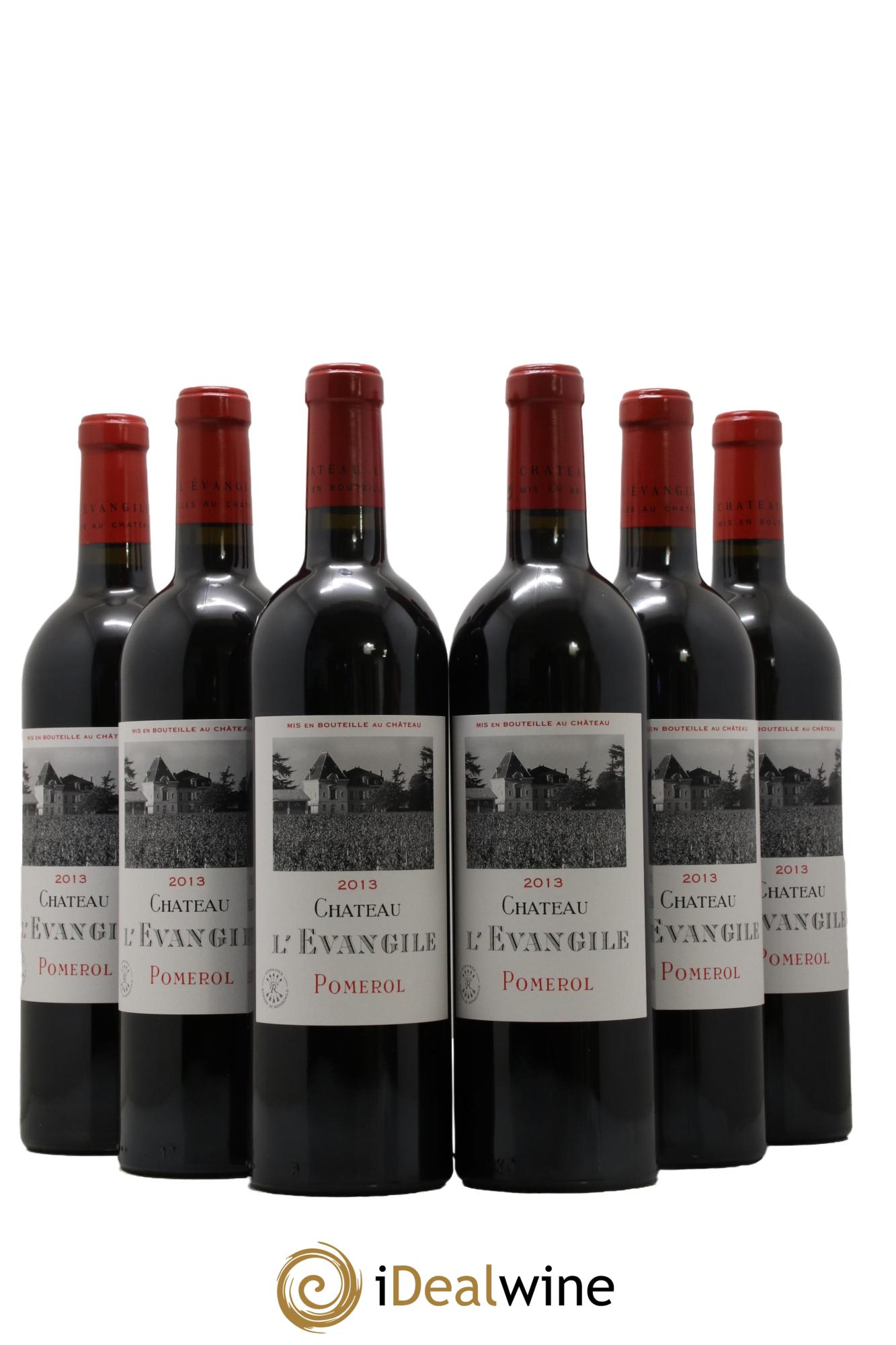 Château l' Évangile 2013 - Posten von 6 Flaschen - 0