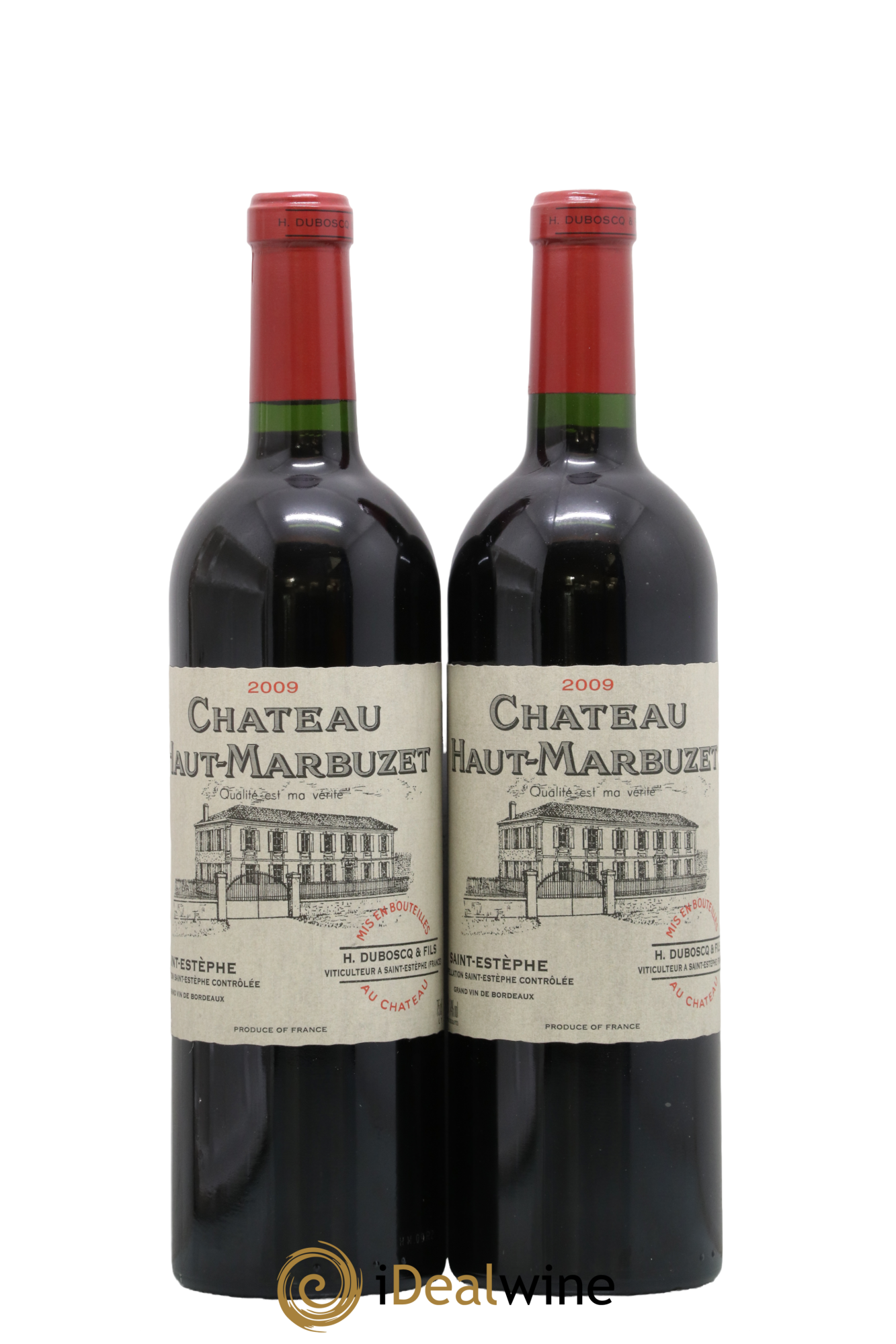 Château Haut Marbuzet 2009 - Lot of 2 bottles - 0