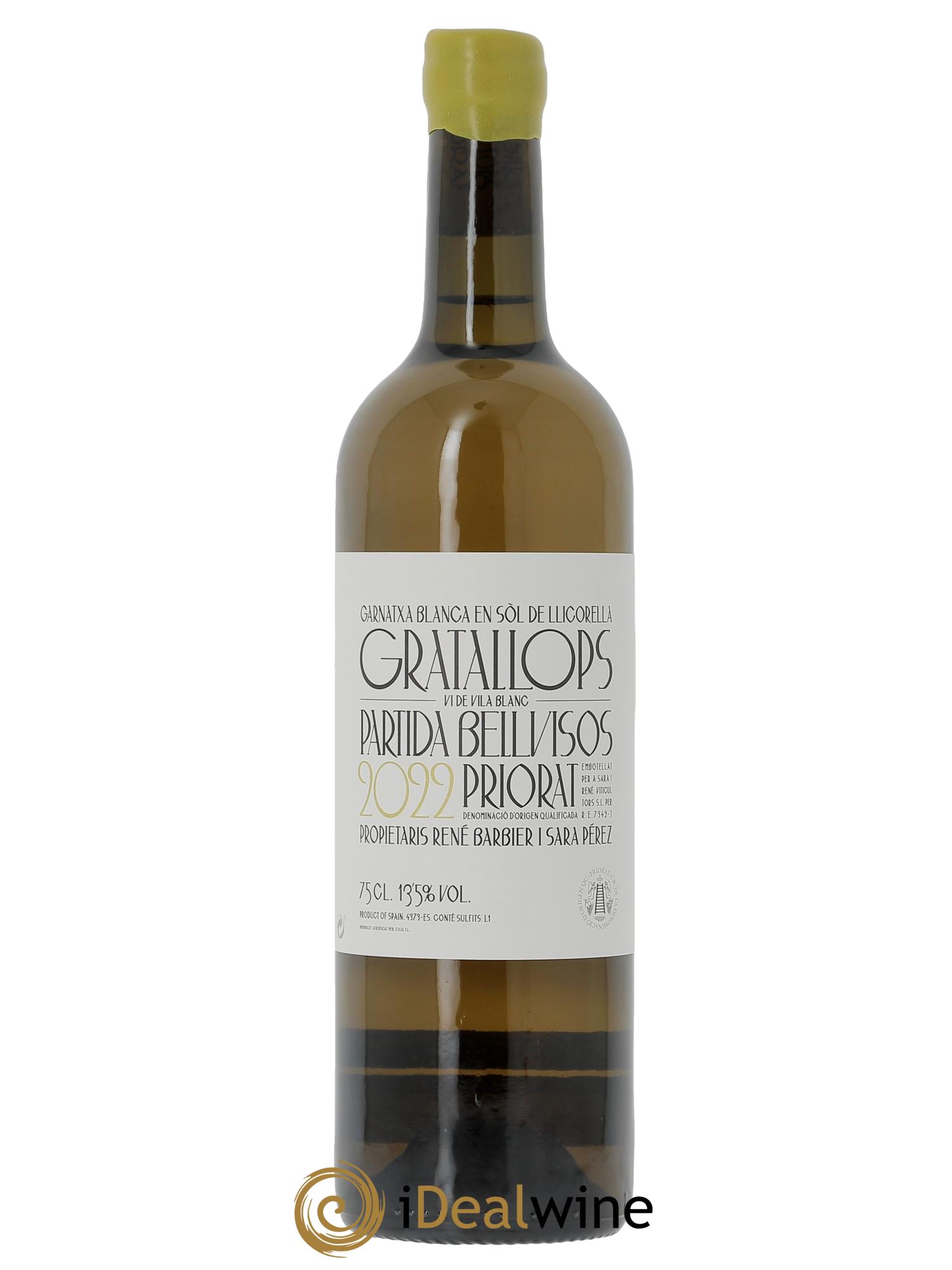 Montsant DO Venus la Universal Partida Bellvisos Sara Perez & Rene Barbier 2022 - Lot de 1 bouteille - 0
