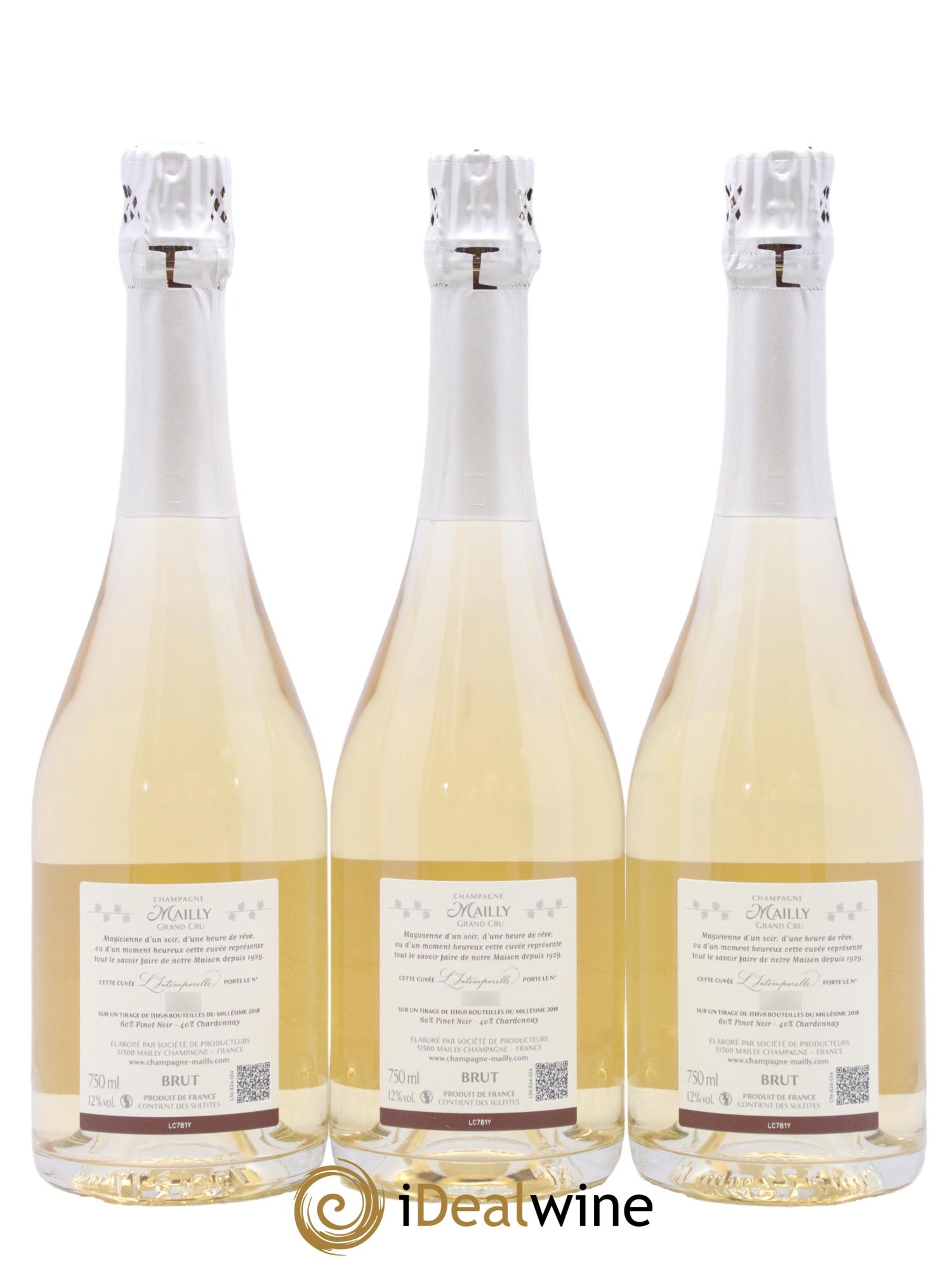 L'Intemporelle Mailly 2018 - Posten von 3 Flaschen - 1