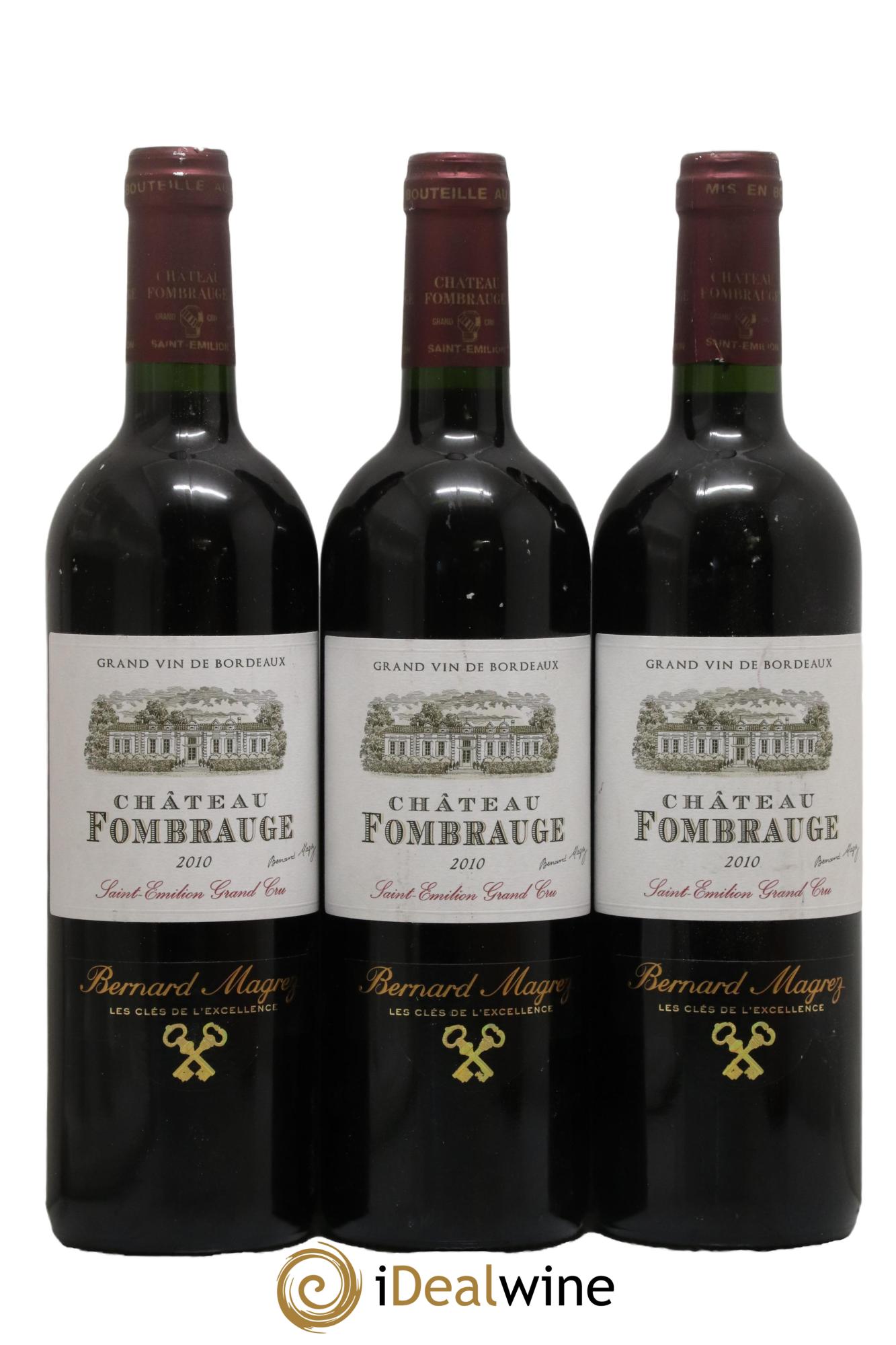 Château Fombrauge Grand Cru Classé 2010 - Lot of 3 bottles - 0